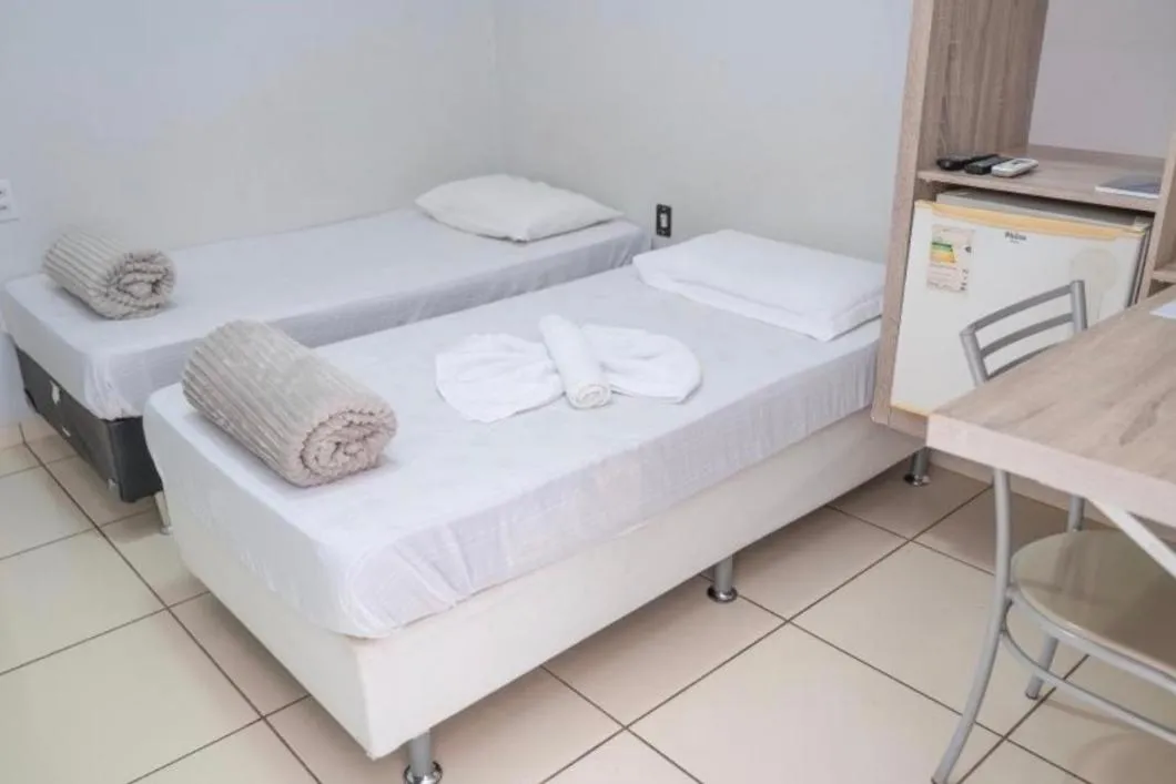 Bed in Hotel Vitória - Guaíra