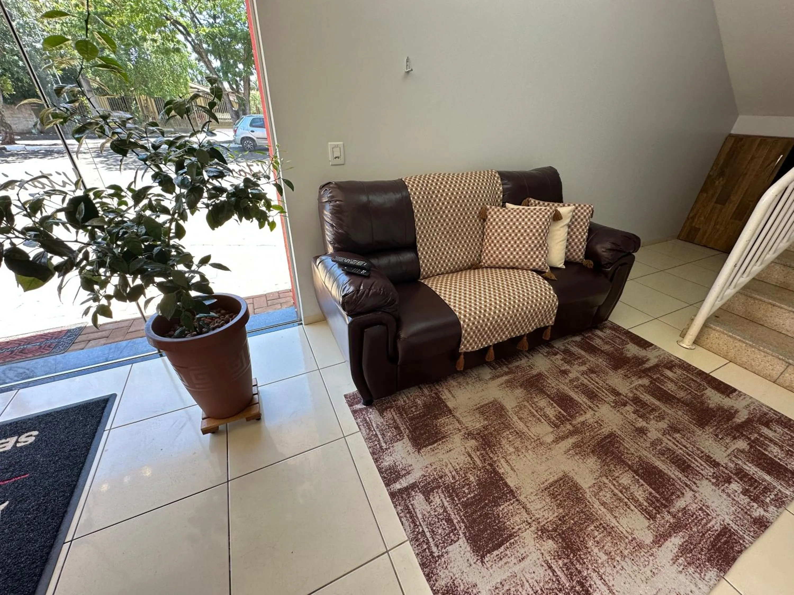 Living room in Hotel Vitória - Guaíra