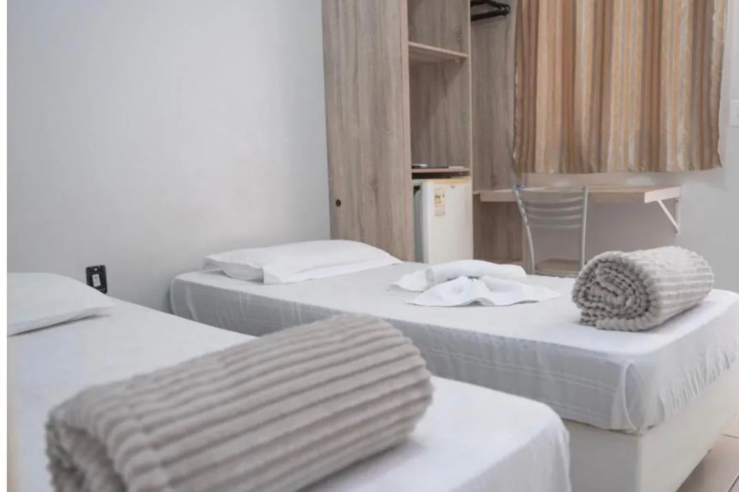 Bed in Hotel Vitória - Guaíra