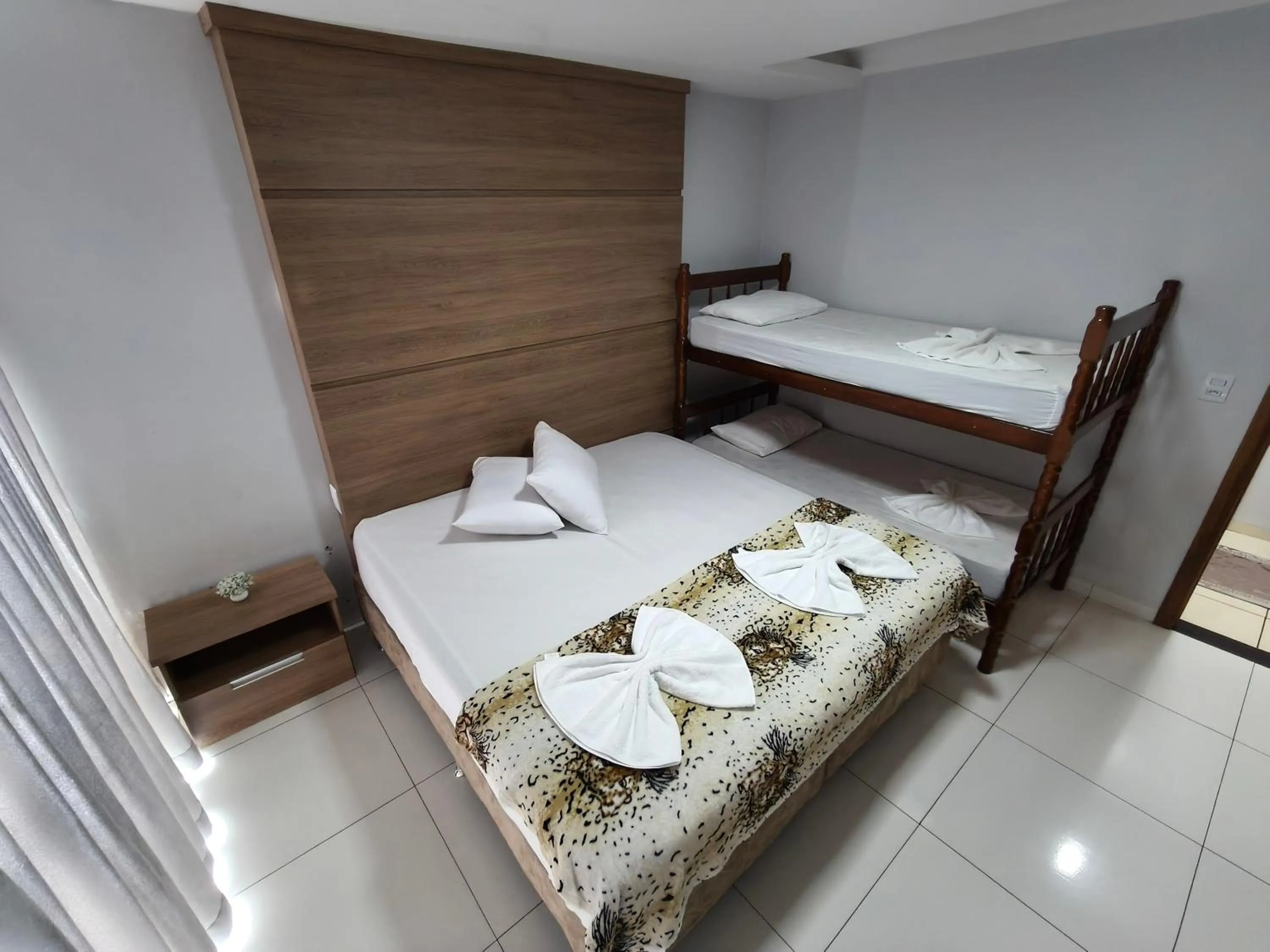 Bed in Hotel Vitória - Guaíra