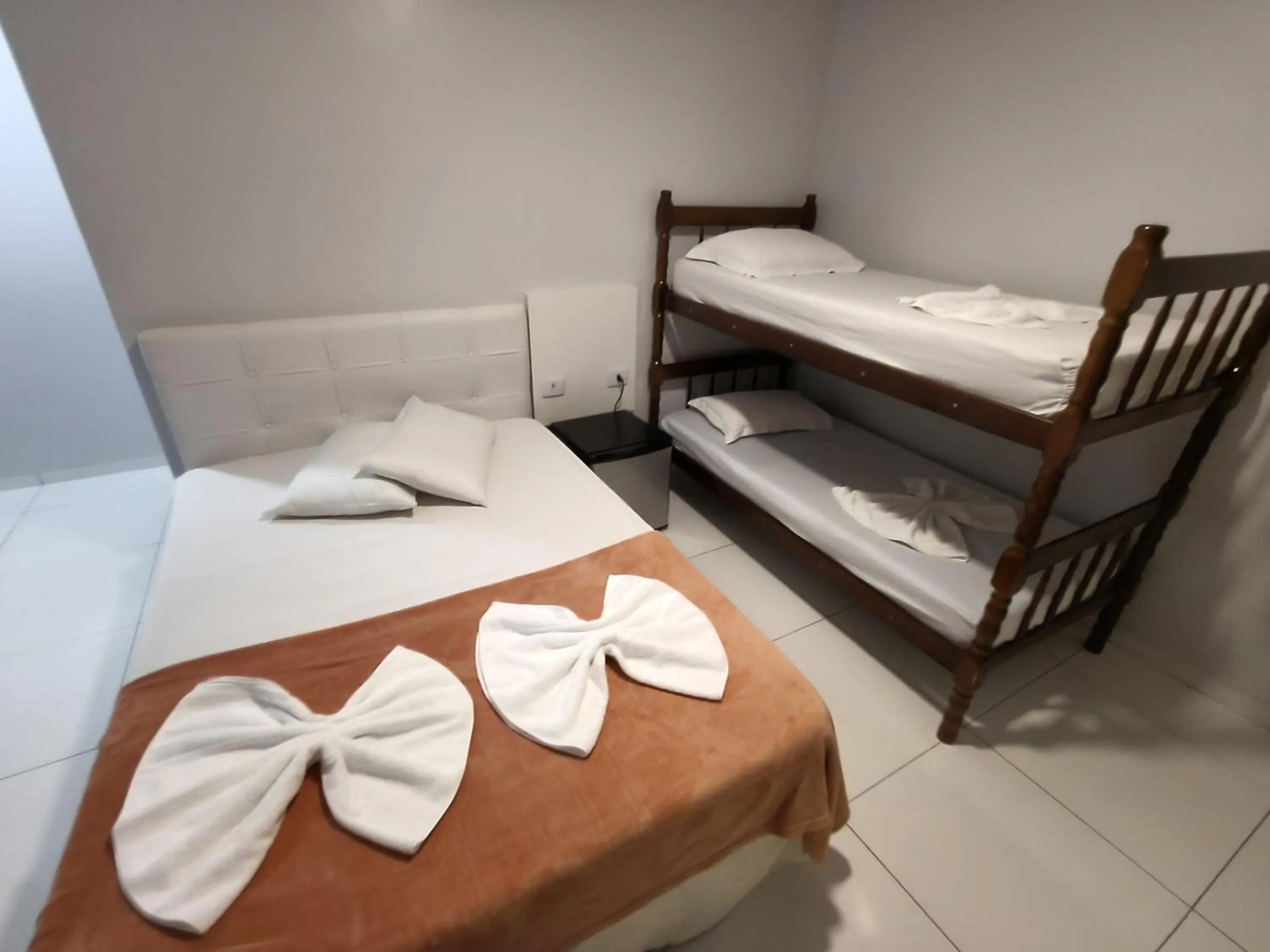 Bed in Hotel Vitória - Guaíra