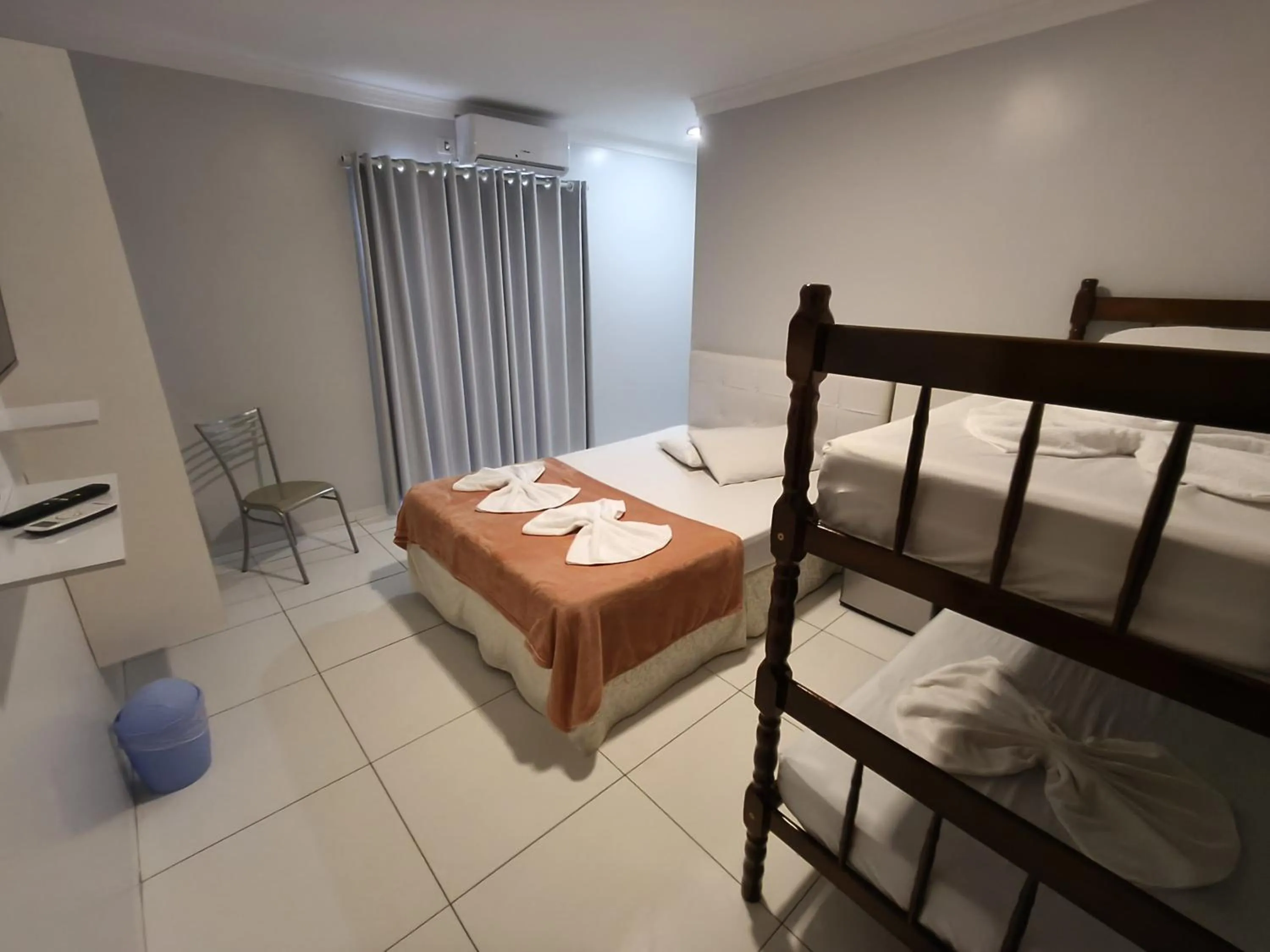 Bed in Hotel Vitória - Guaíra