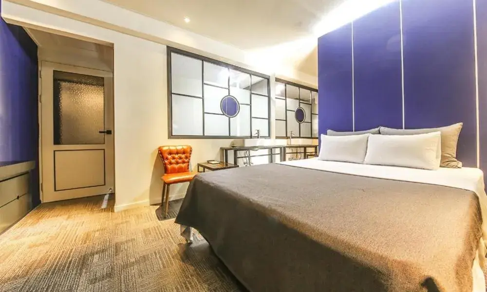 Bed in Chuncheon Urbane Hotel Bed in Chuncheon Urbane Hotel