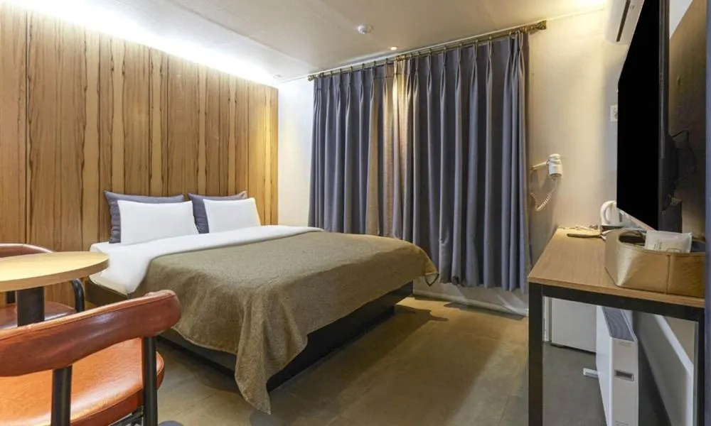 Bed in Chuncheon Urbane Hotel