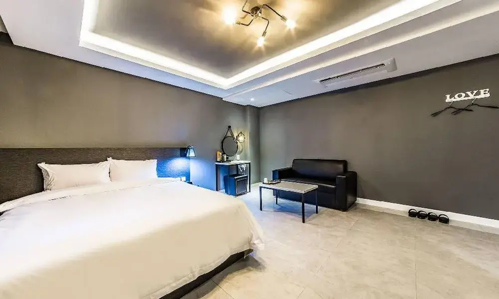 Bed in Chuncheon Hotel View Bed in Chuncheon Hotel View