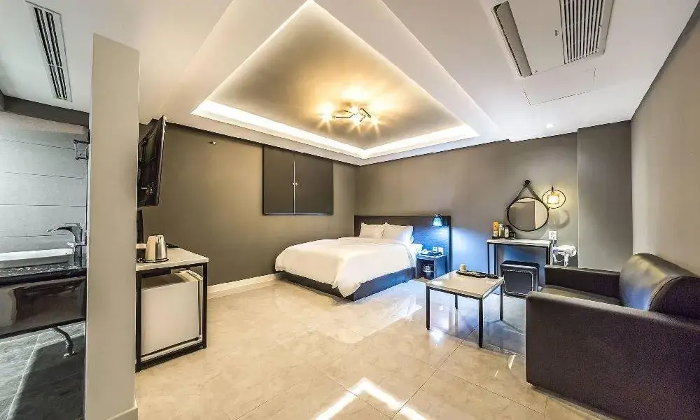 Bed in Chuncheon Hotel View Bed in Chuncheon Hotel View