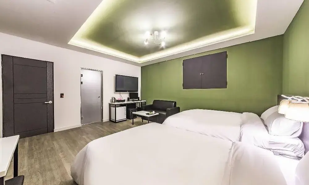 Bed in Chuncheon Hotel View Bed in Chuncheon Hotel View
