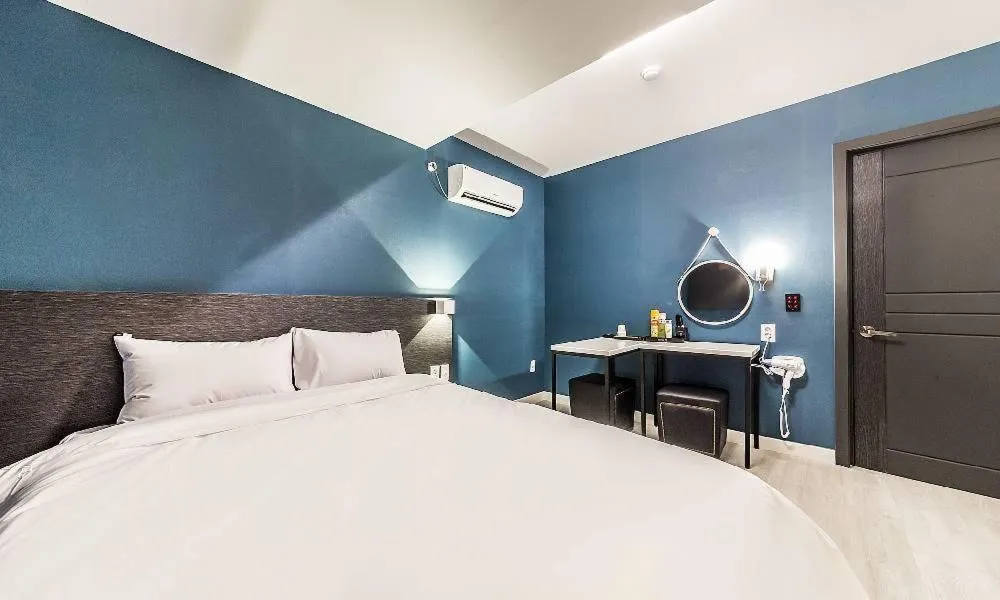 Bed in Chuncheon Hotel View