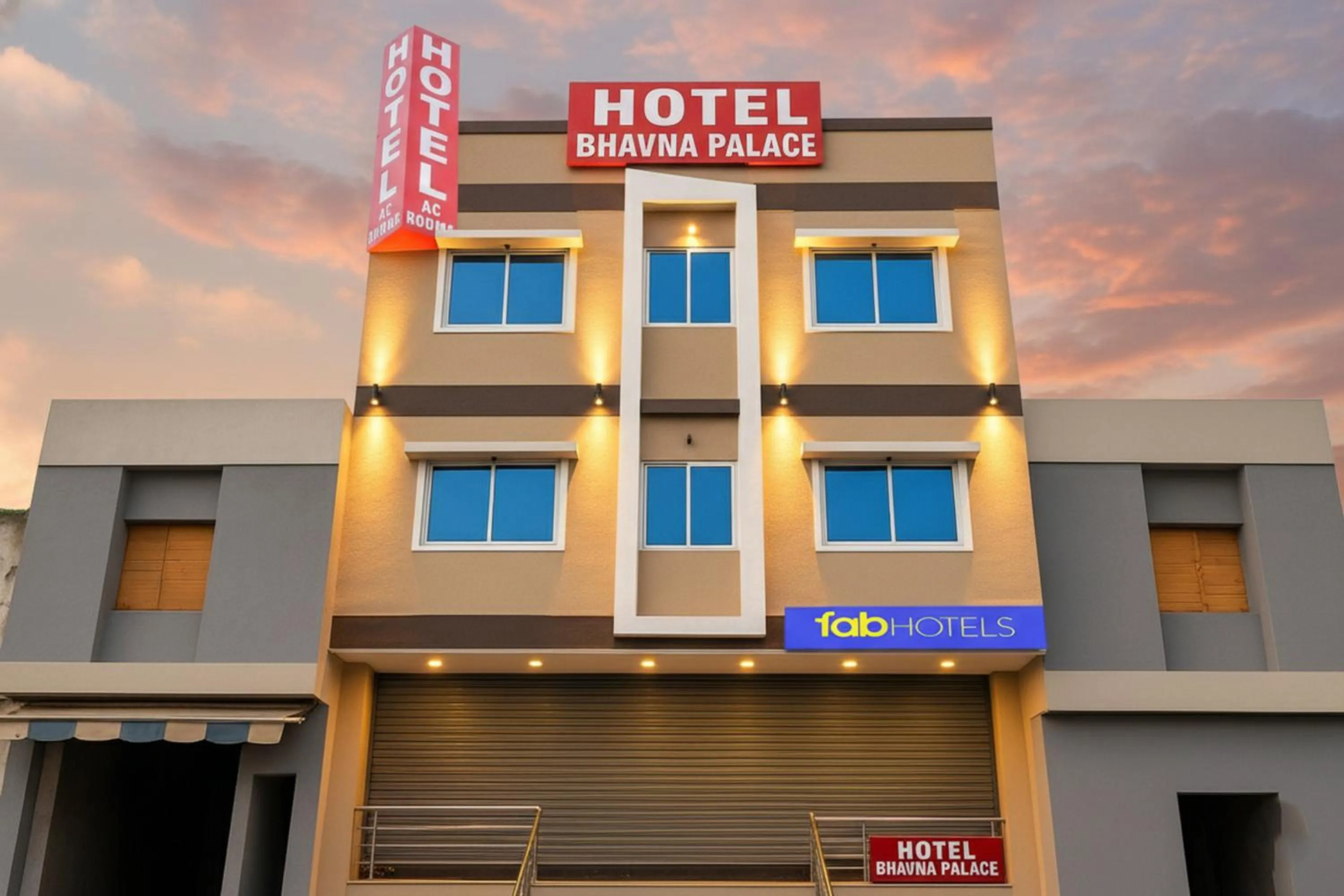 Facade/entrance in FabHotel Bhavna Palace