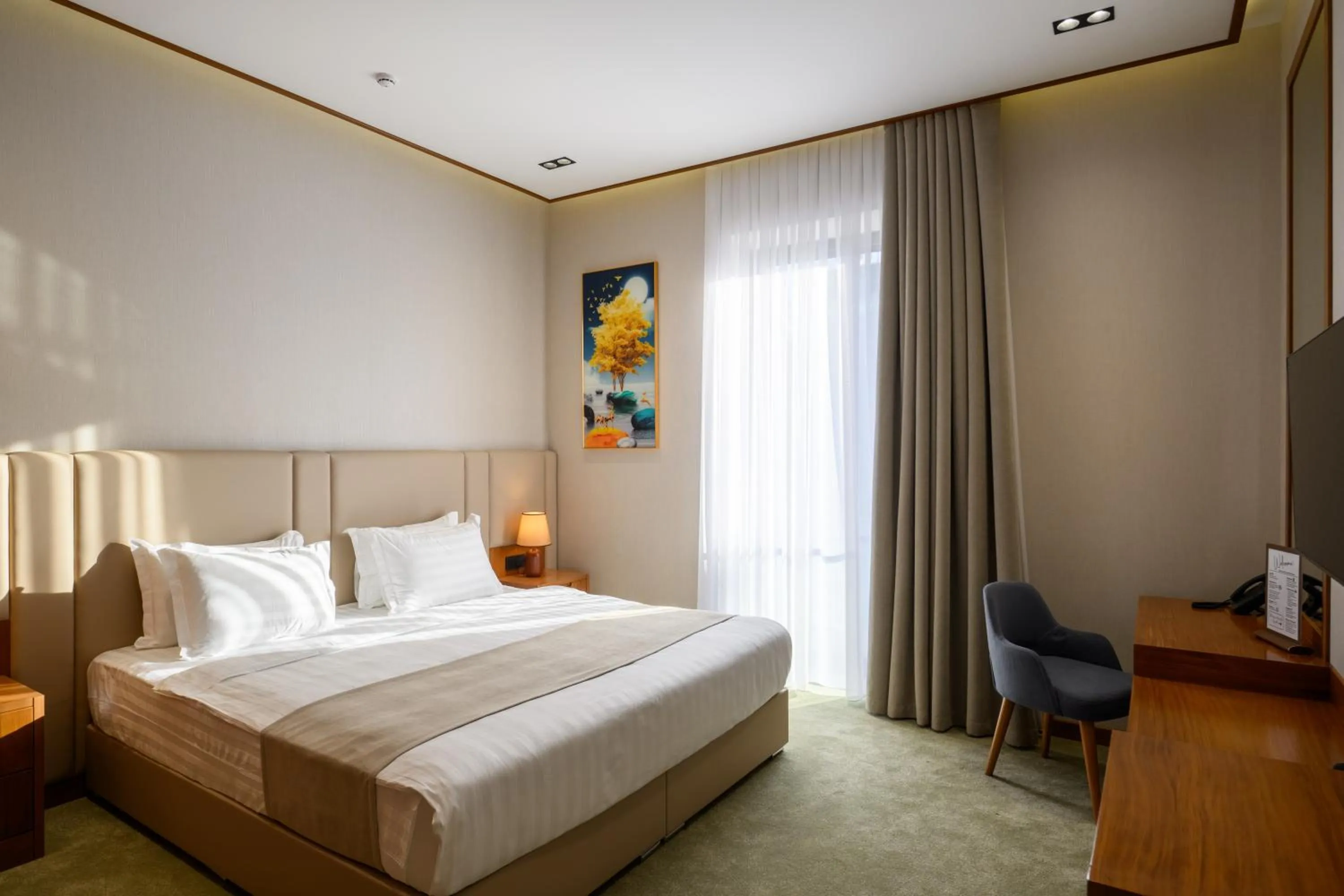 Bed in Consti Hotel Tashkent