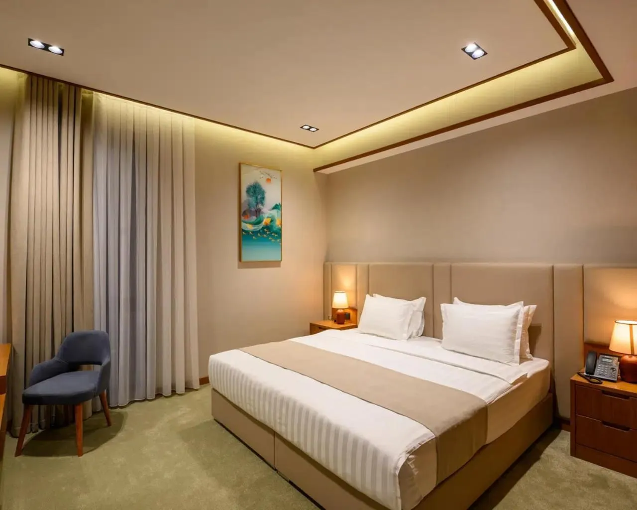 Bed in Consti Hotel Tashkent