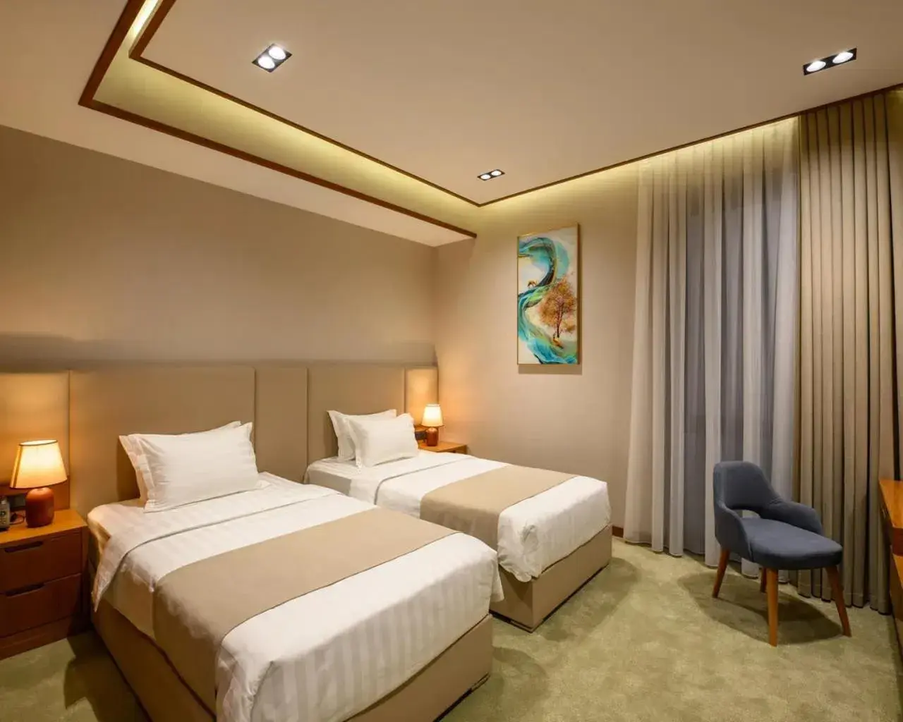 Bed in Consti Hotel Tashkent Bed in Consti Hotel Tashkent