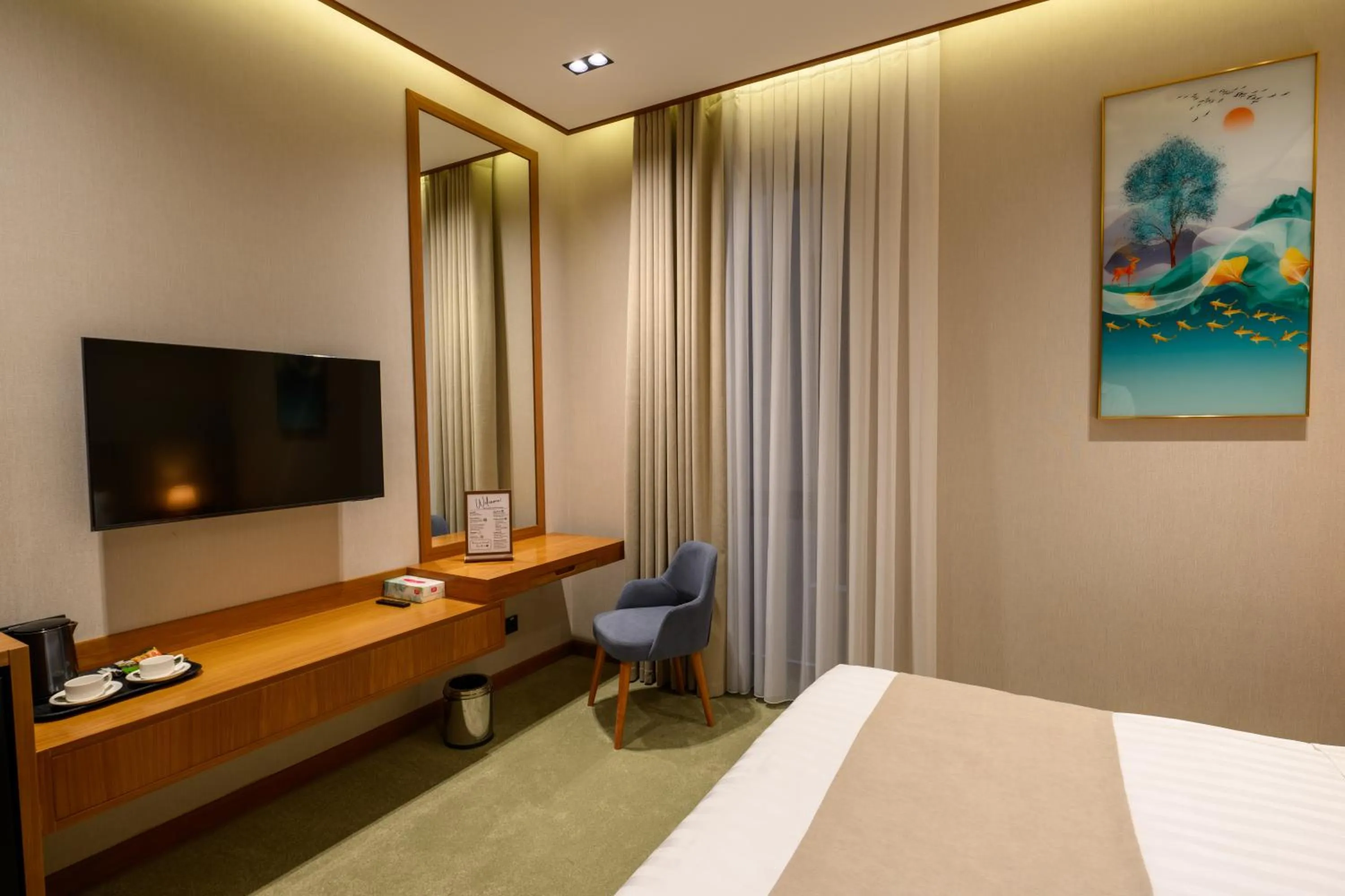 Bed in Consti Hotel Tashkent