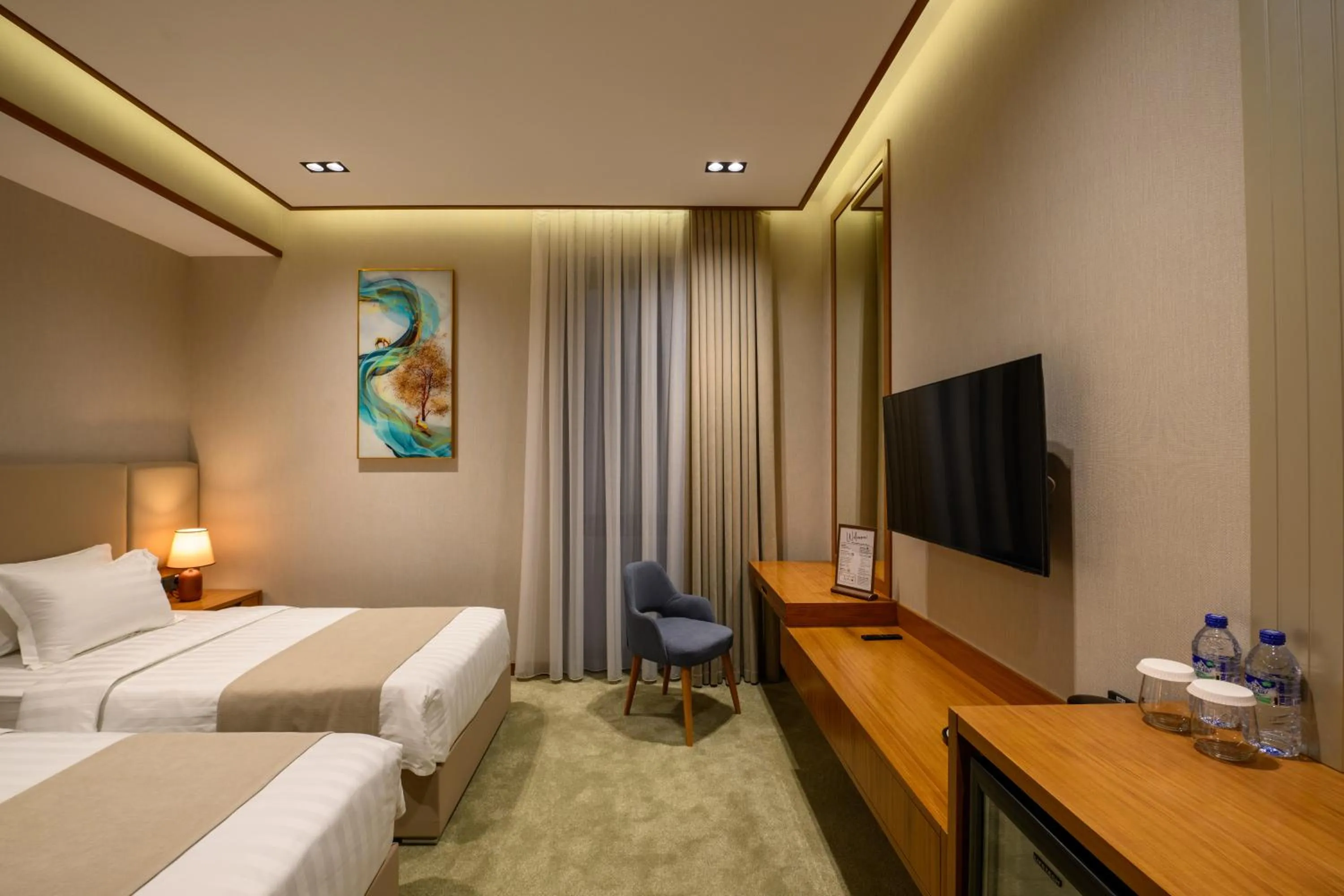 Bed in Consti Hotel Tashkent