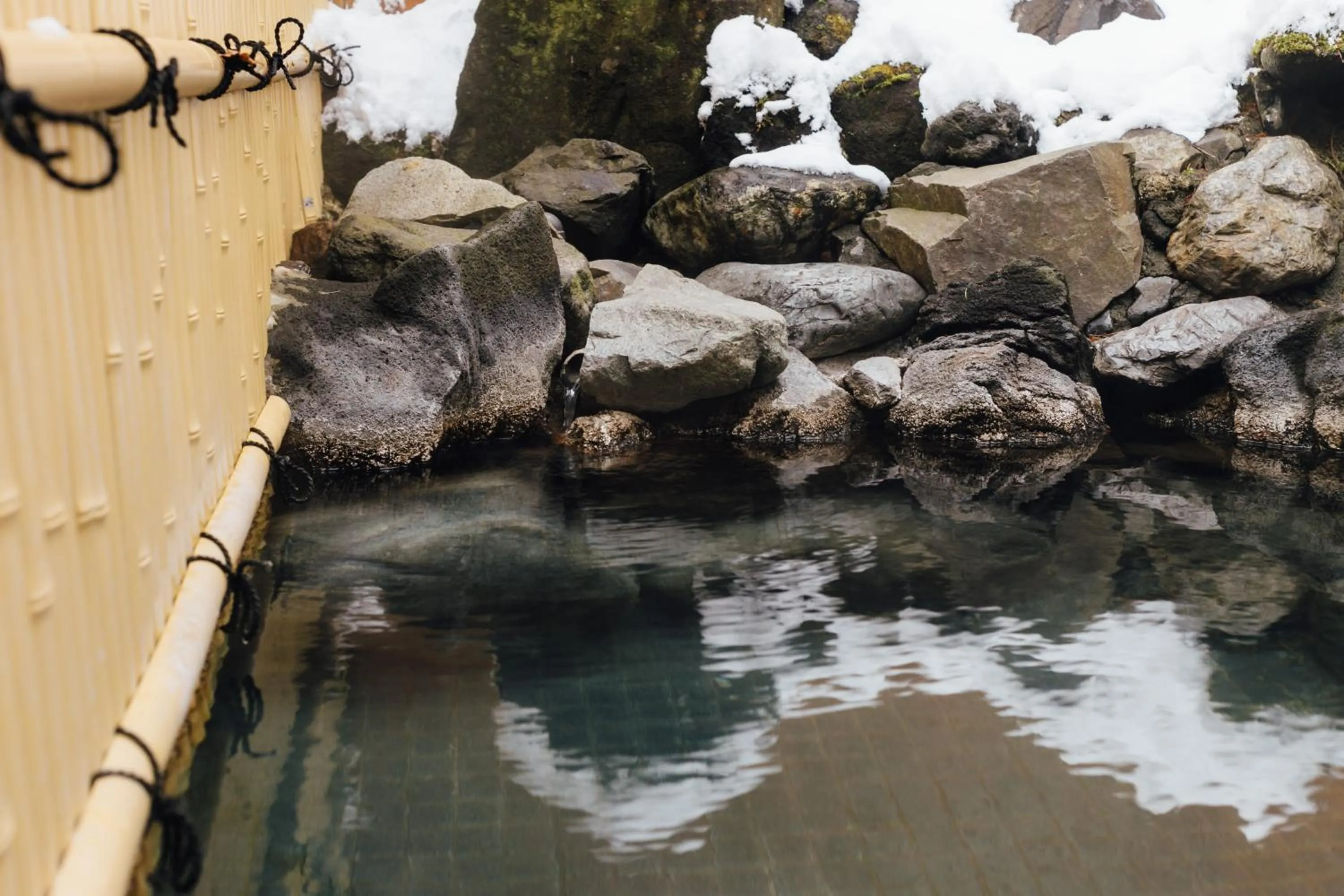 Open Air Bath in Kamikochi Hotel