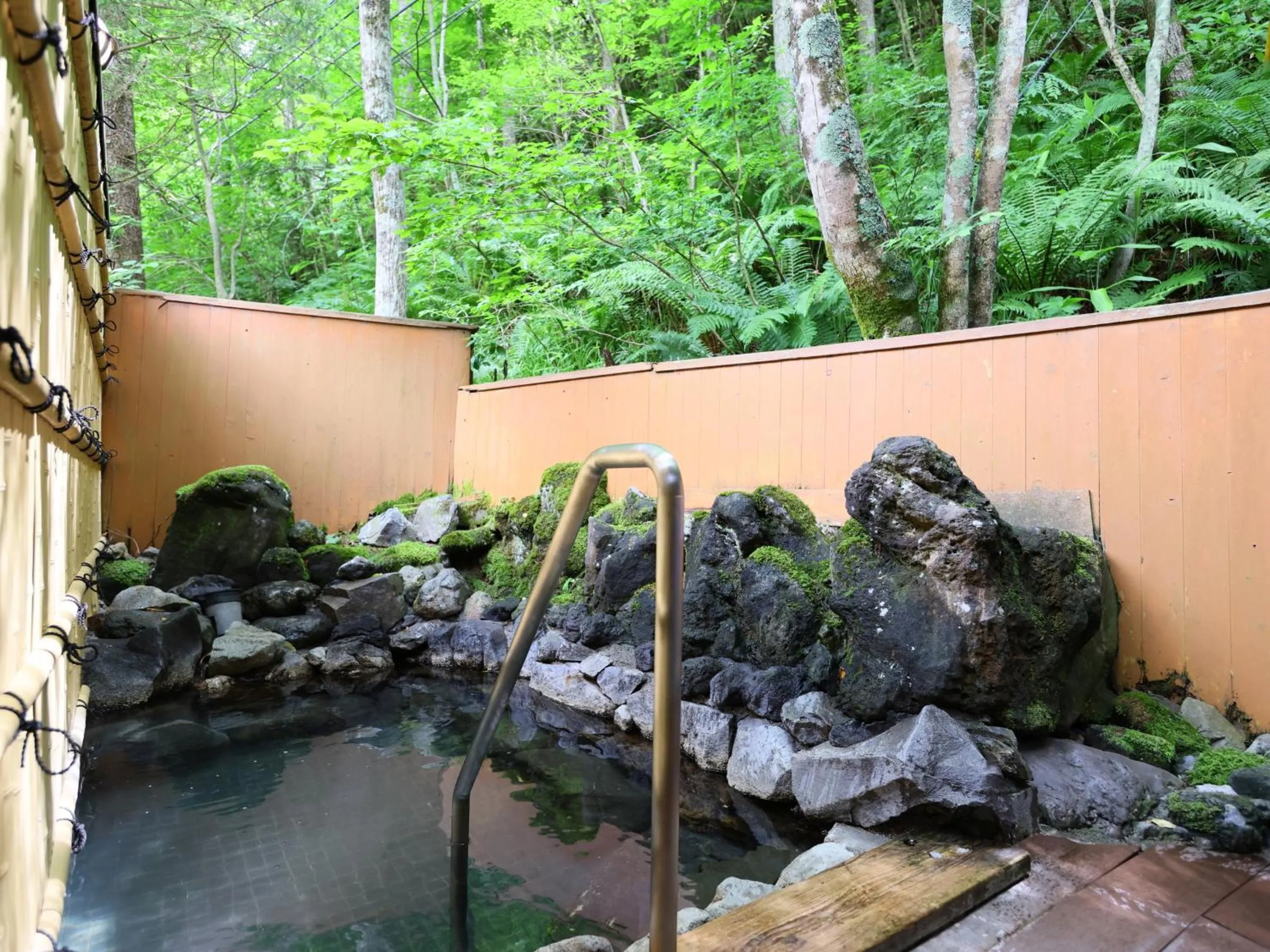 Open Air Bath in Kamikochi Hotel