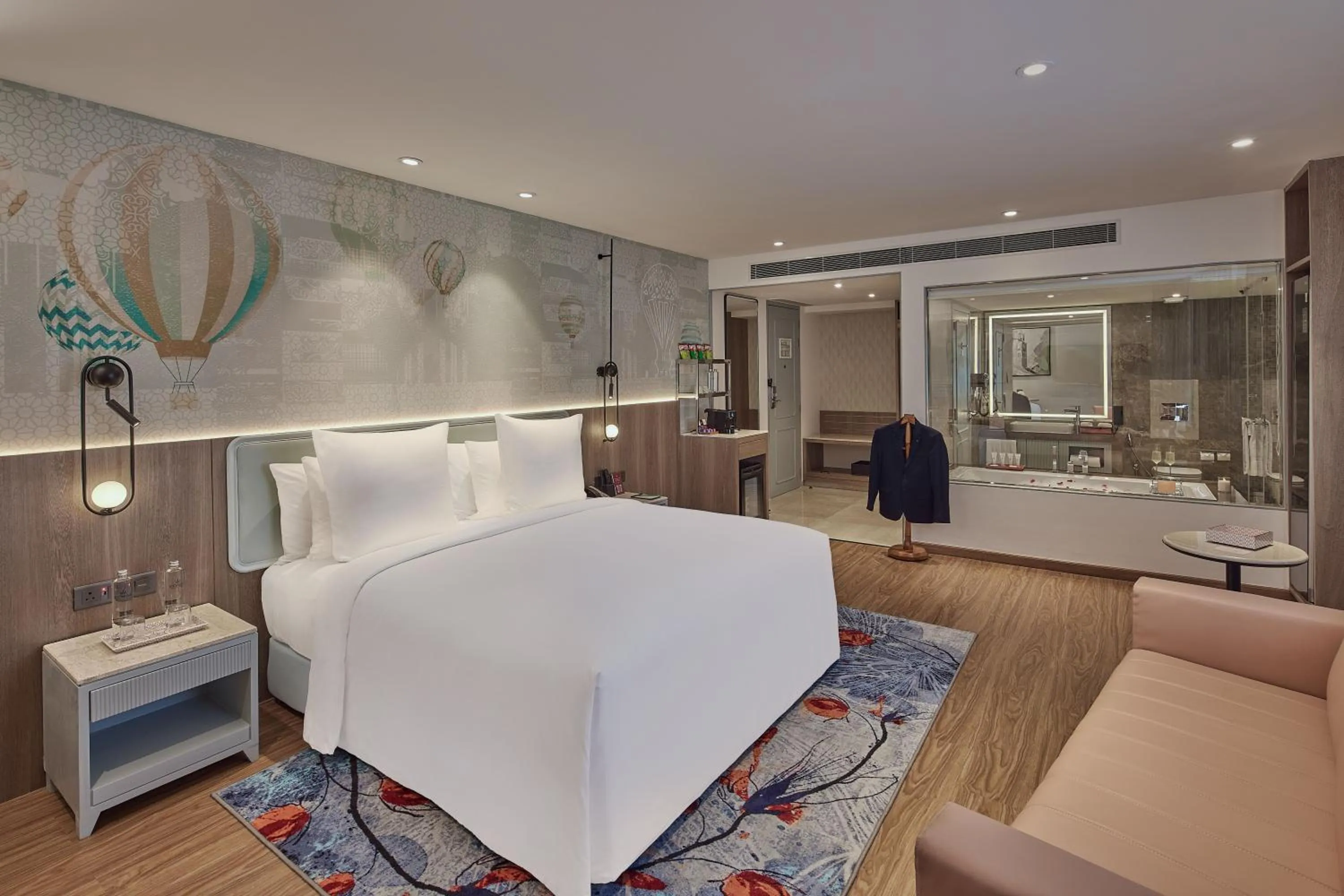 Bed in ICONIQA Hotel Mumbai International Airport