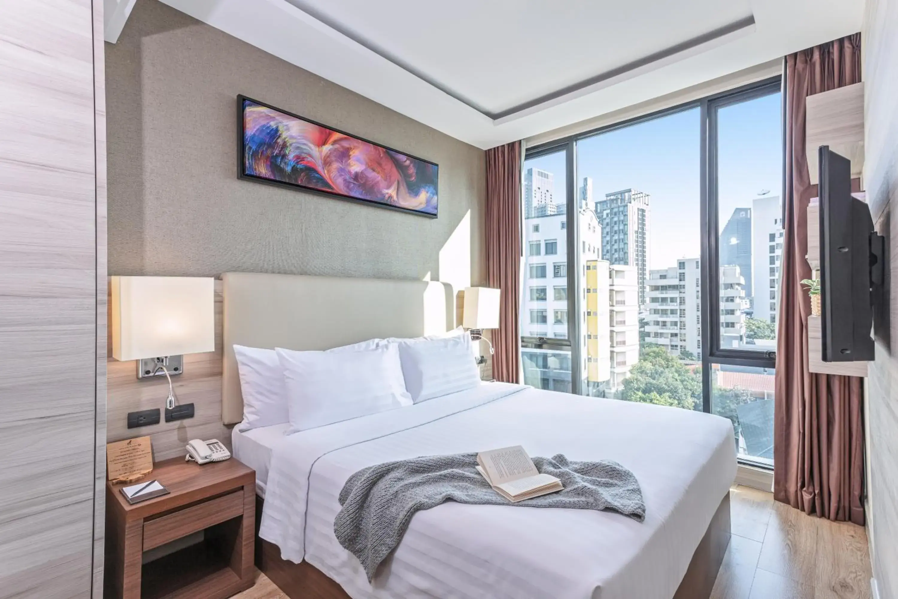 City view, Bed in Adelphi Forty-Nine City view, Bed in Adelphi Forty-Nine