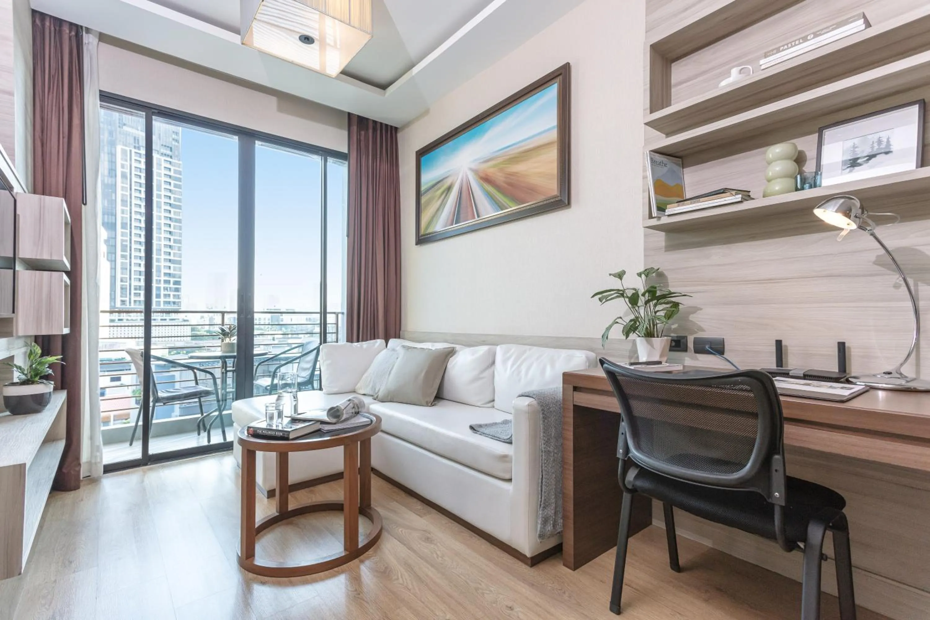 Living room in Adelphi Forty-Nine