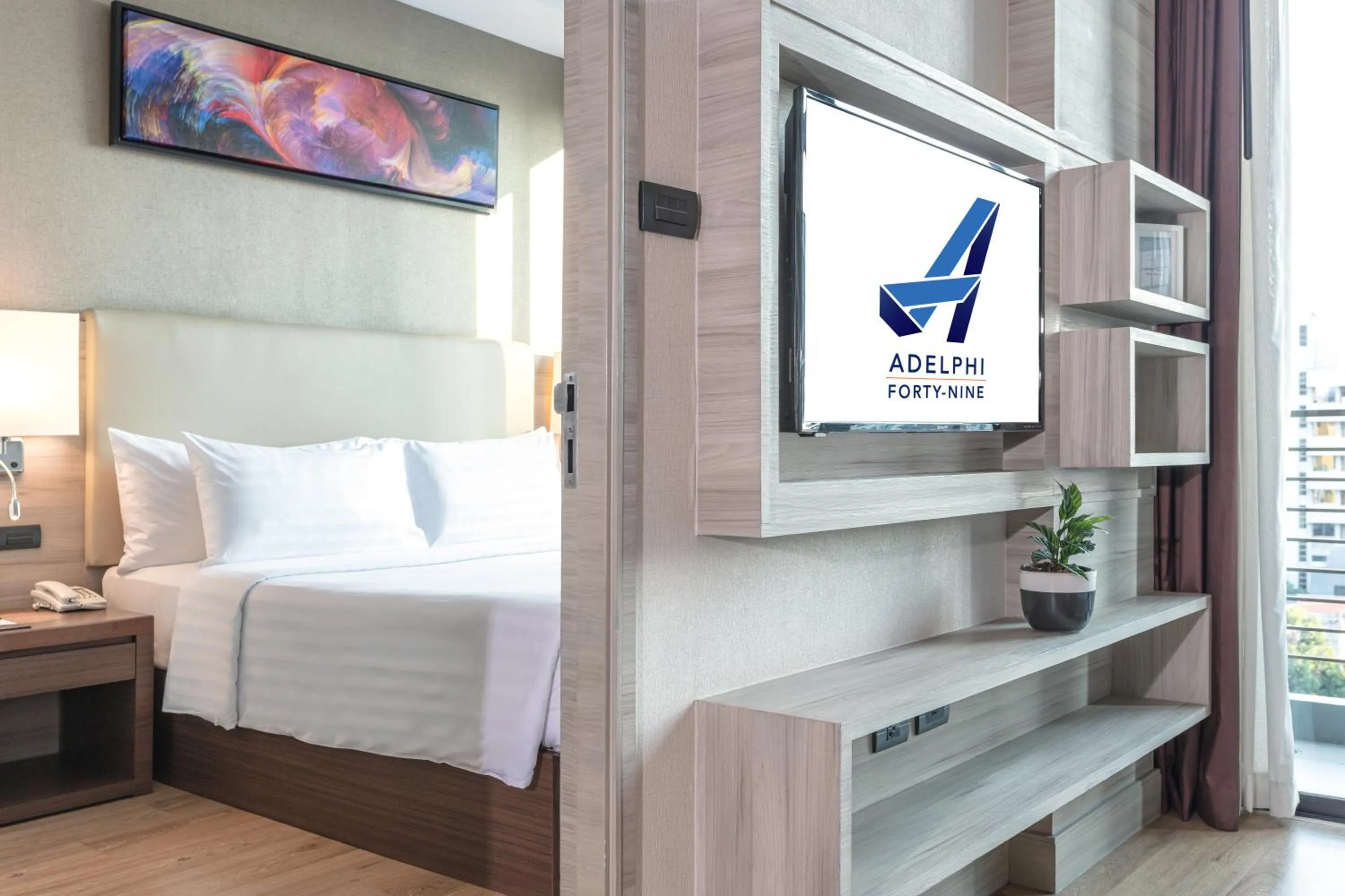 Bedroom, Bed in Adelphi Forty-Nine