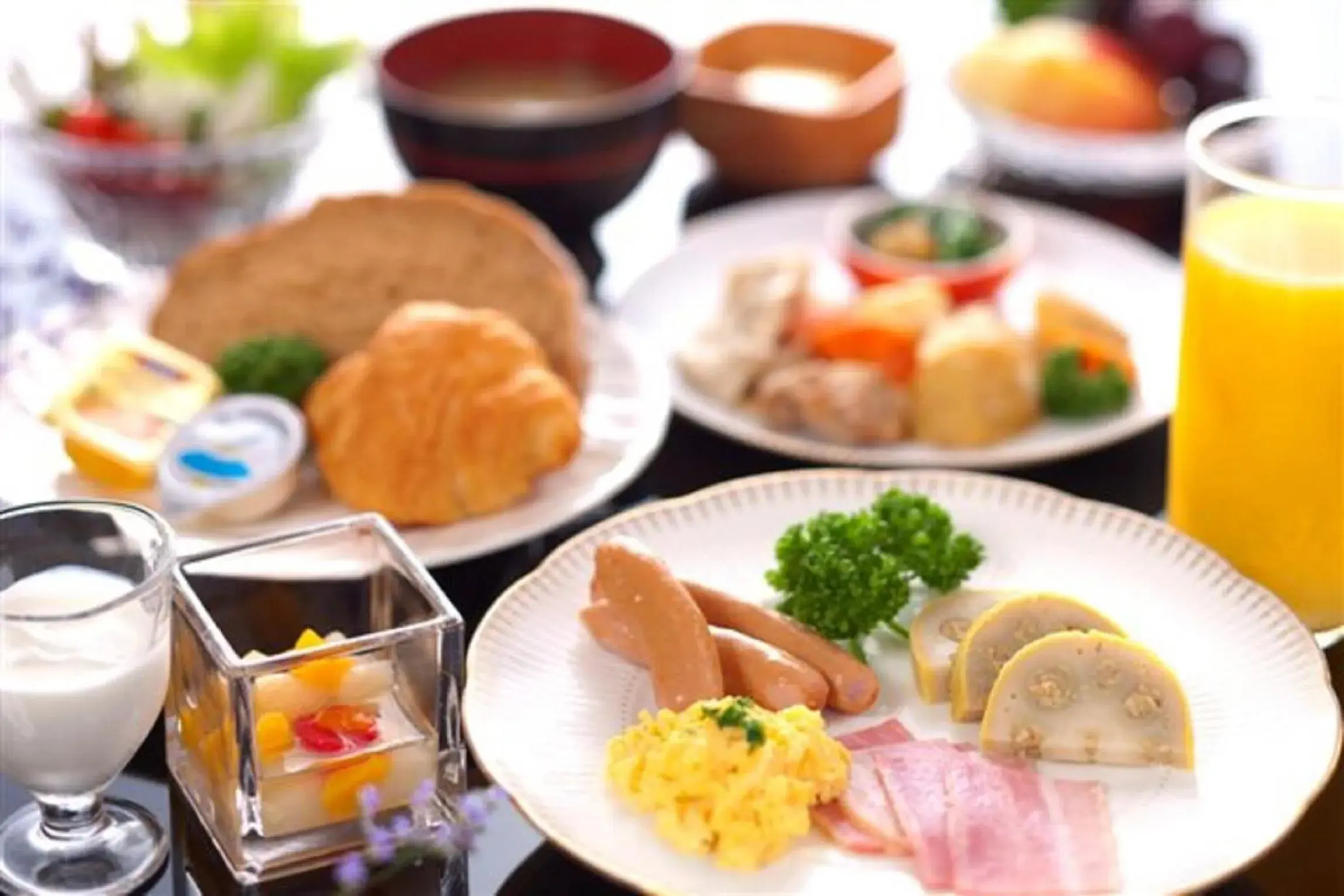 Buffet breakfast in Wasuki Tsukasakan Buffet breakfast in Wasuki Tsukasakan