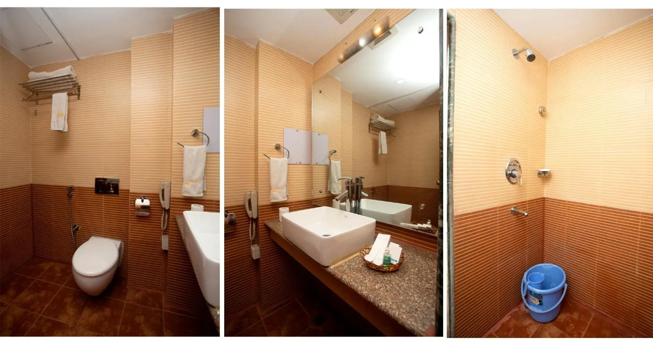 Bathroom in Yellow Pagoda Hotel Bathroom in Yellow Pagoda Hotel