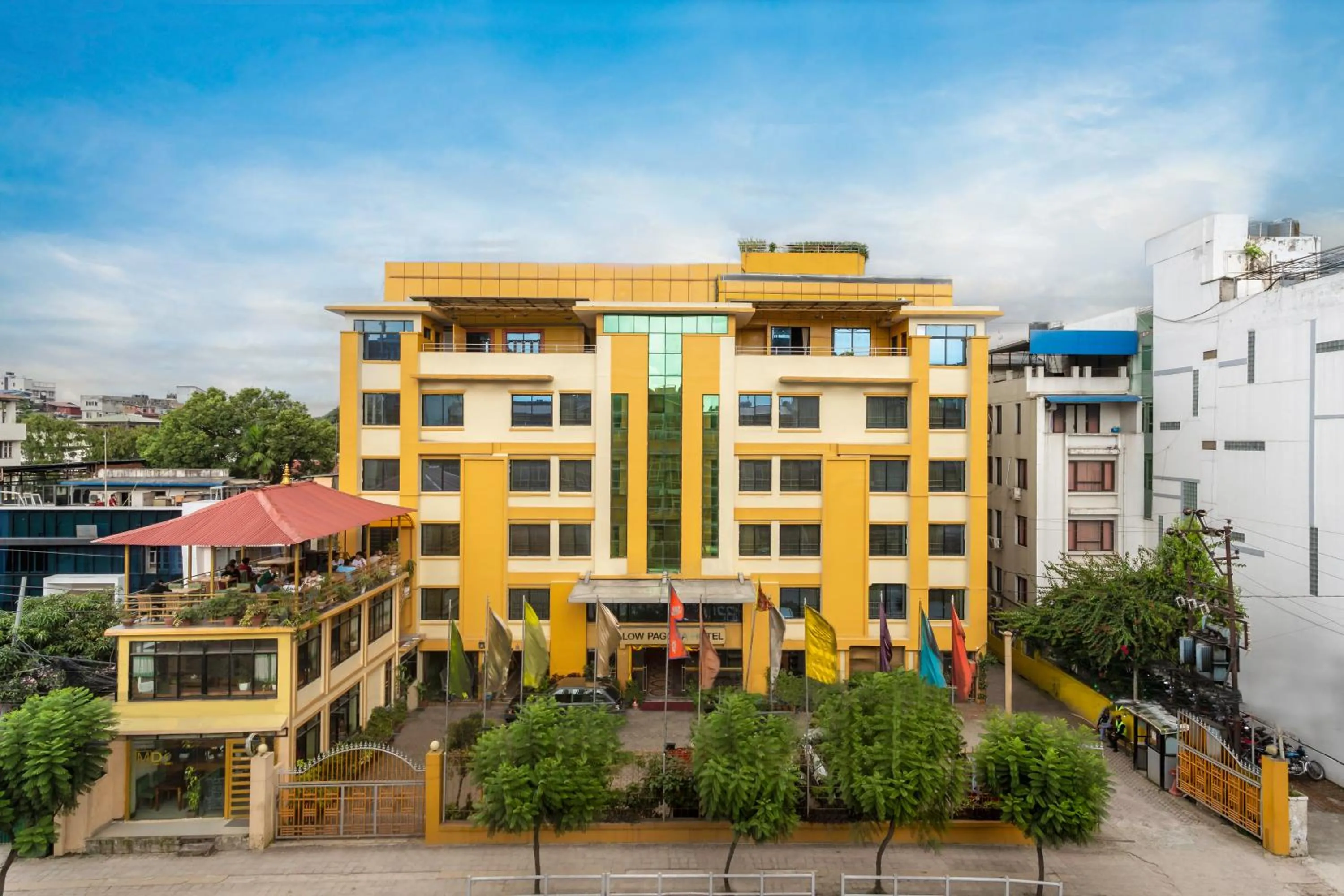Property building in Yellow Pagoda Hotel