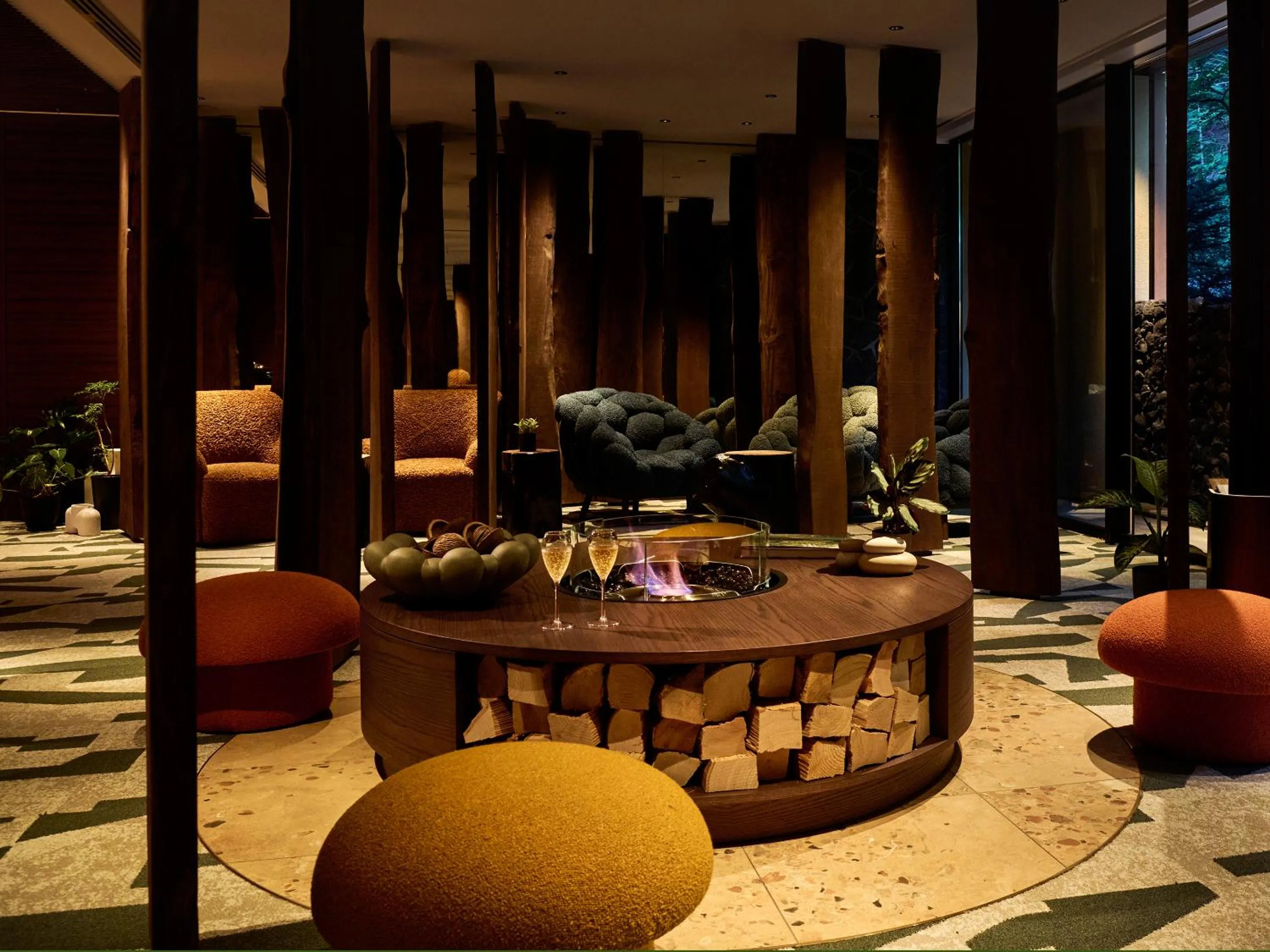 Lounge or bar in Glamday Style Hotel & Resort Kyu-Karuizawa