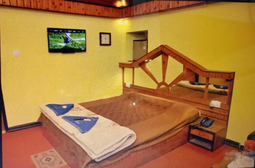 Bed in Hotel Seagull