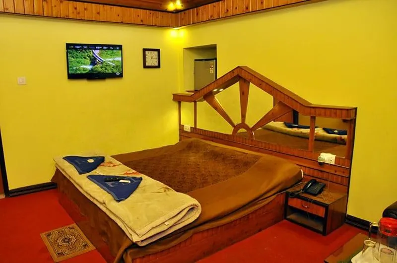 Bed in Hotel Seagull