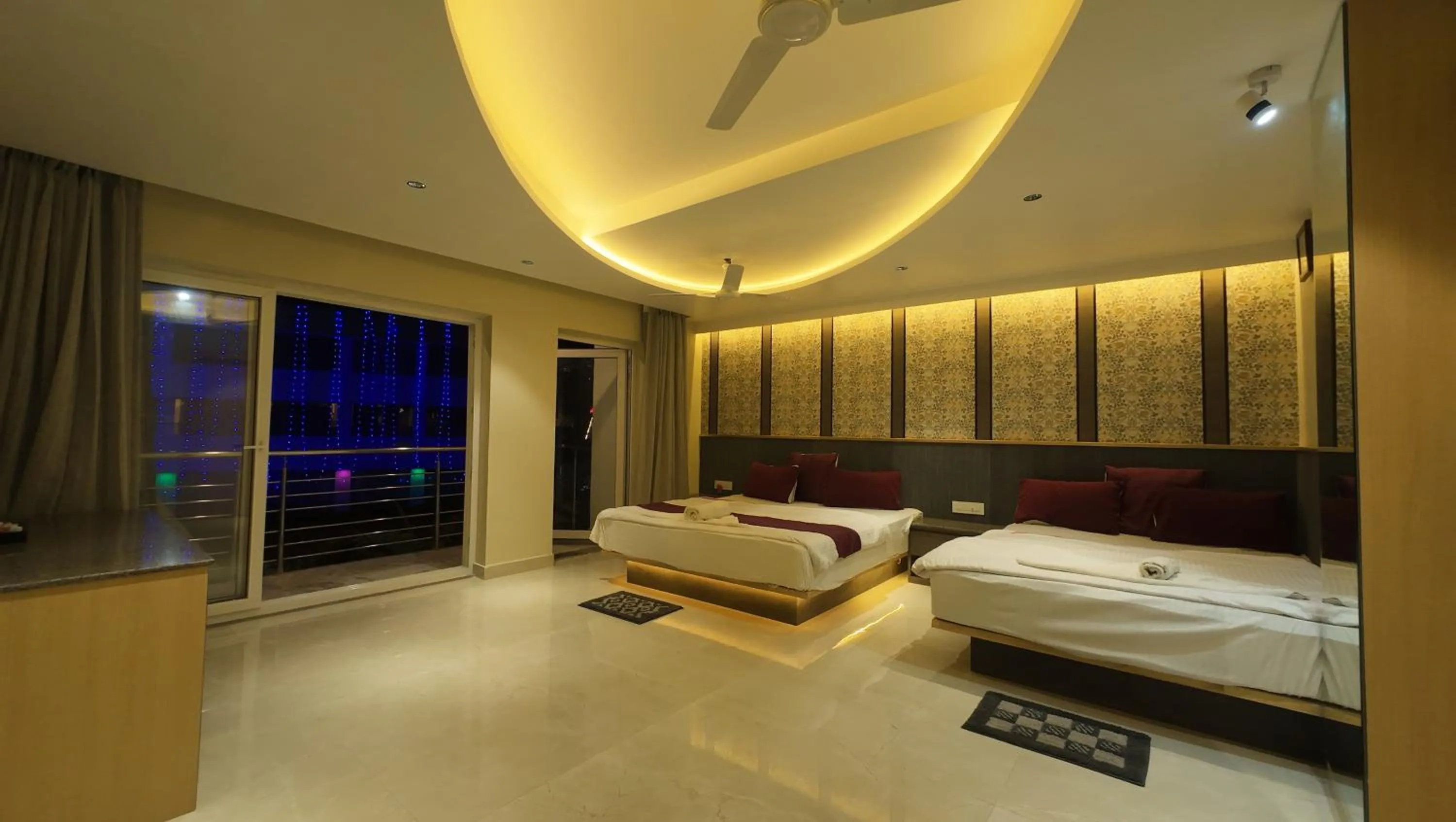 Bed in Hotel Seagull