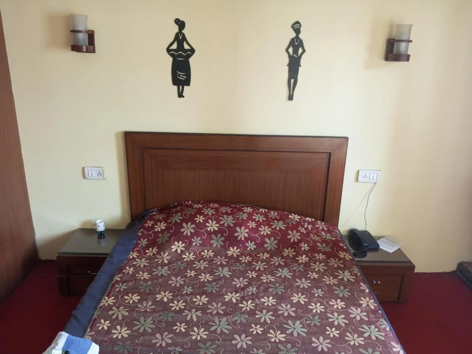 Bed in Hotel Seagull