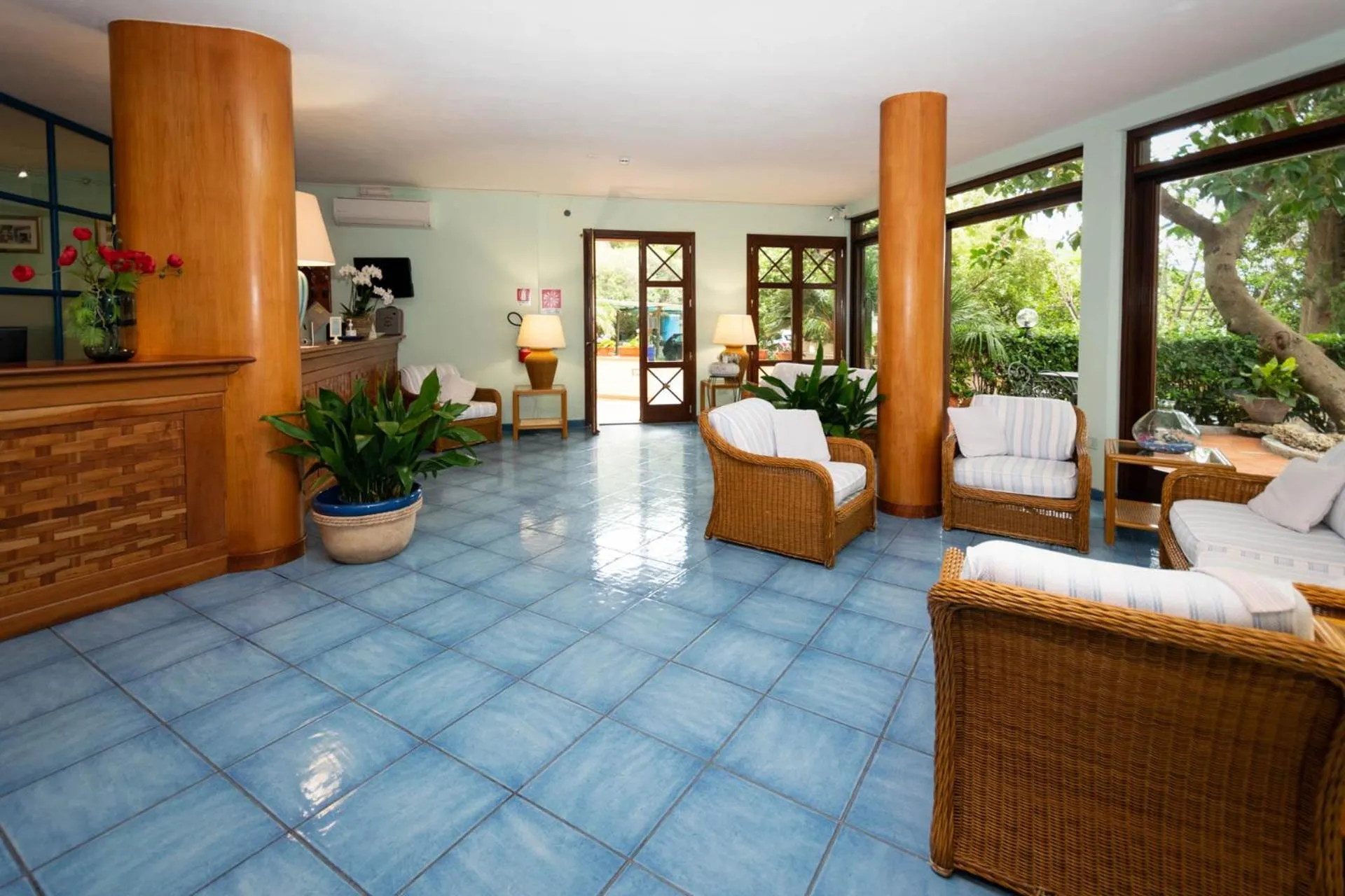 Lobby or reception in Hotel Anna