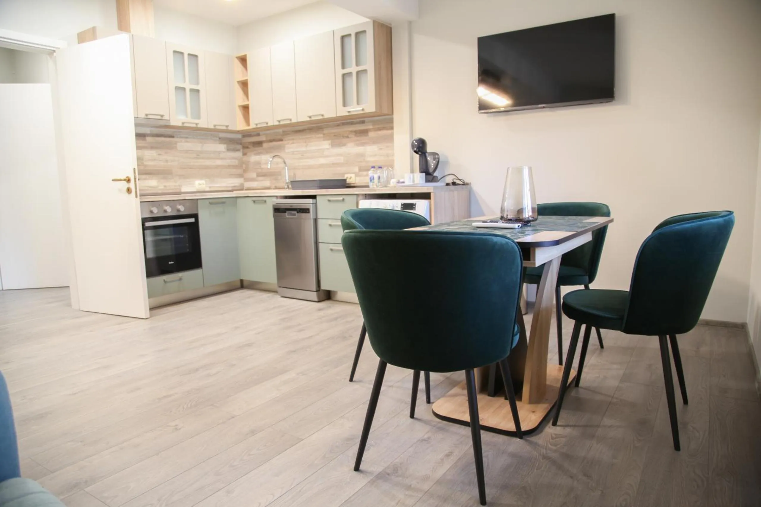 Living room in Corner House