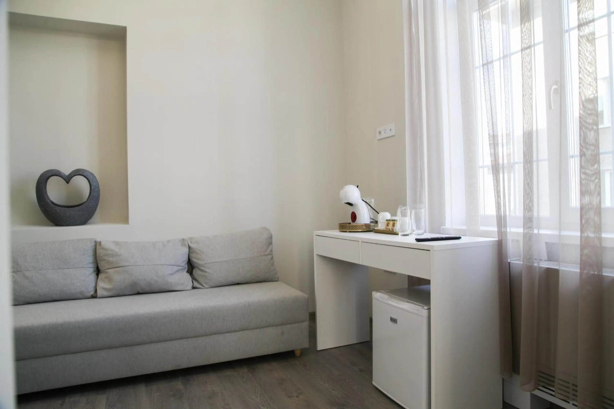 Living room in Corner House