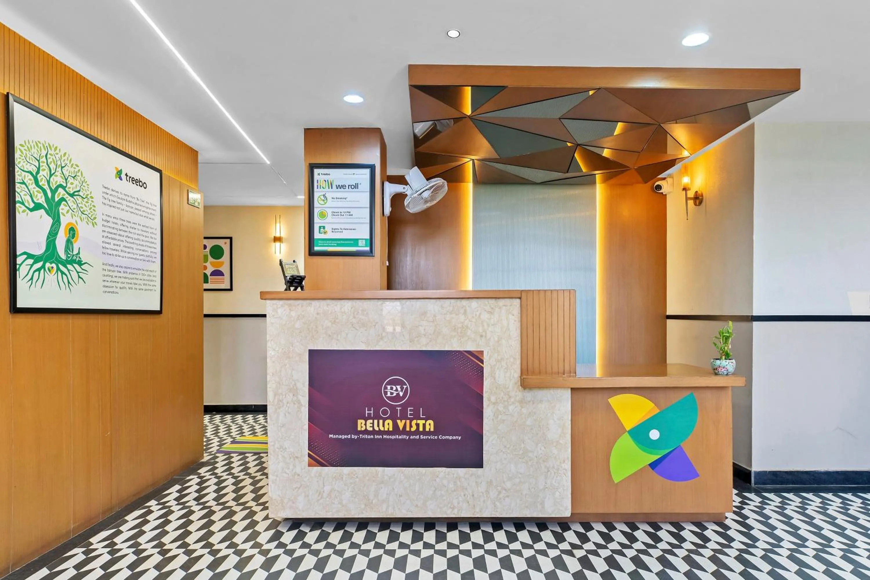 Lobby or reception in Treebo Bella Vista By Kaushalya Hospitality
