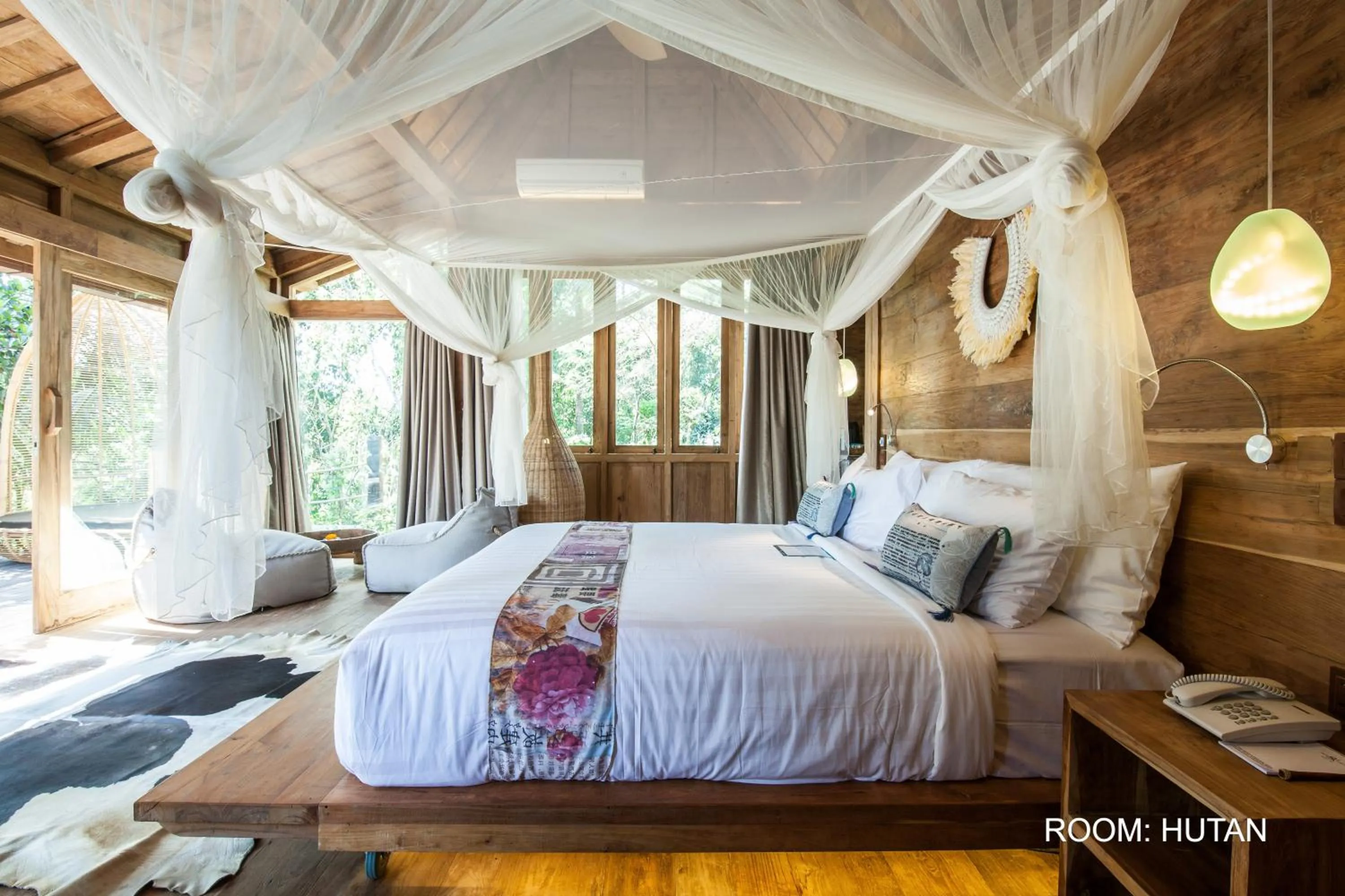 Bedroom, Bed in Blue Karma Dijiwa Ubud