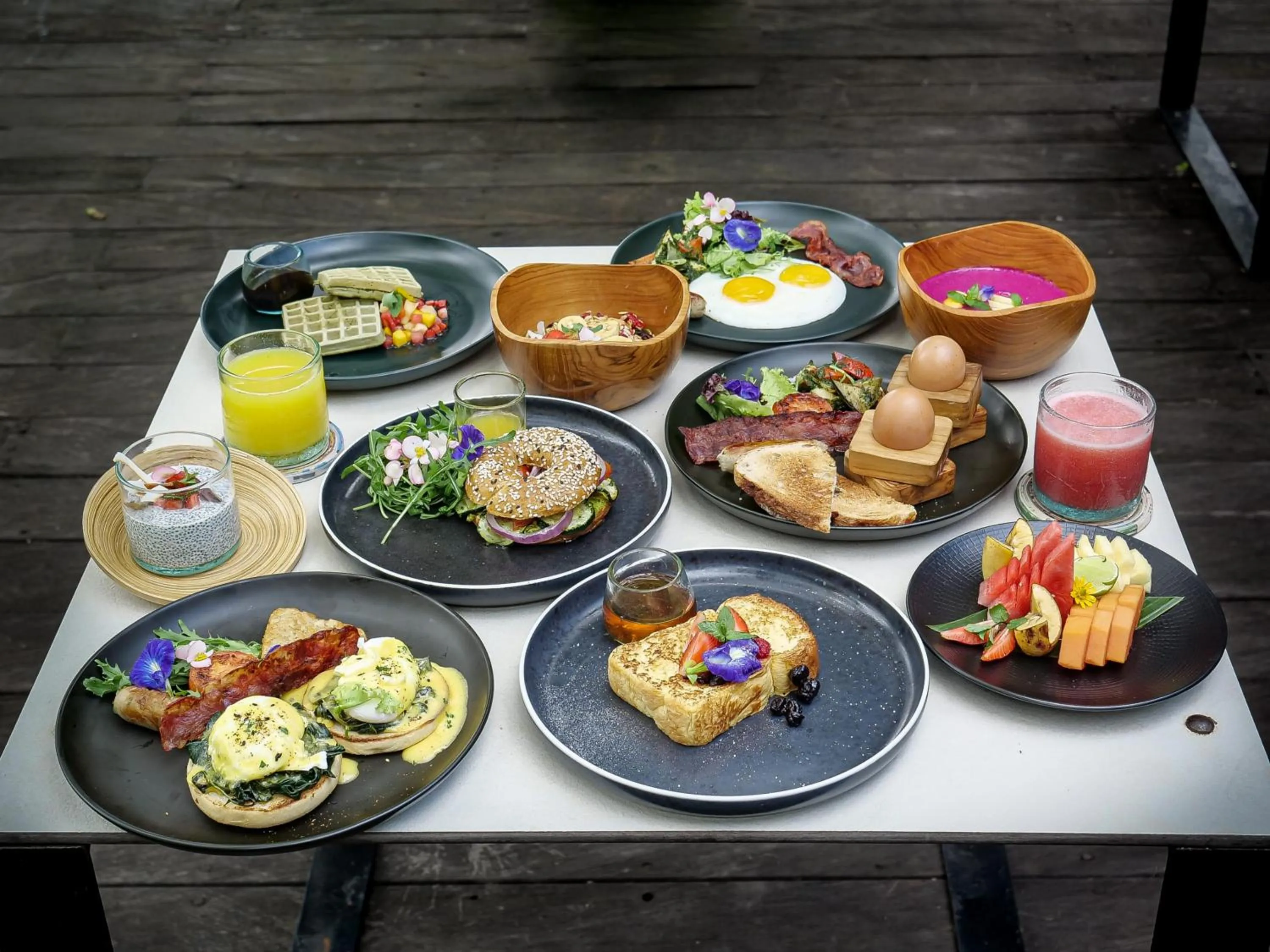 Breakfast in Blue Karma Dijiwa Ubud