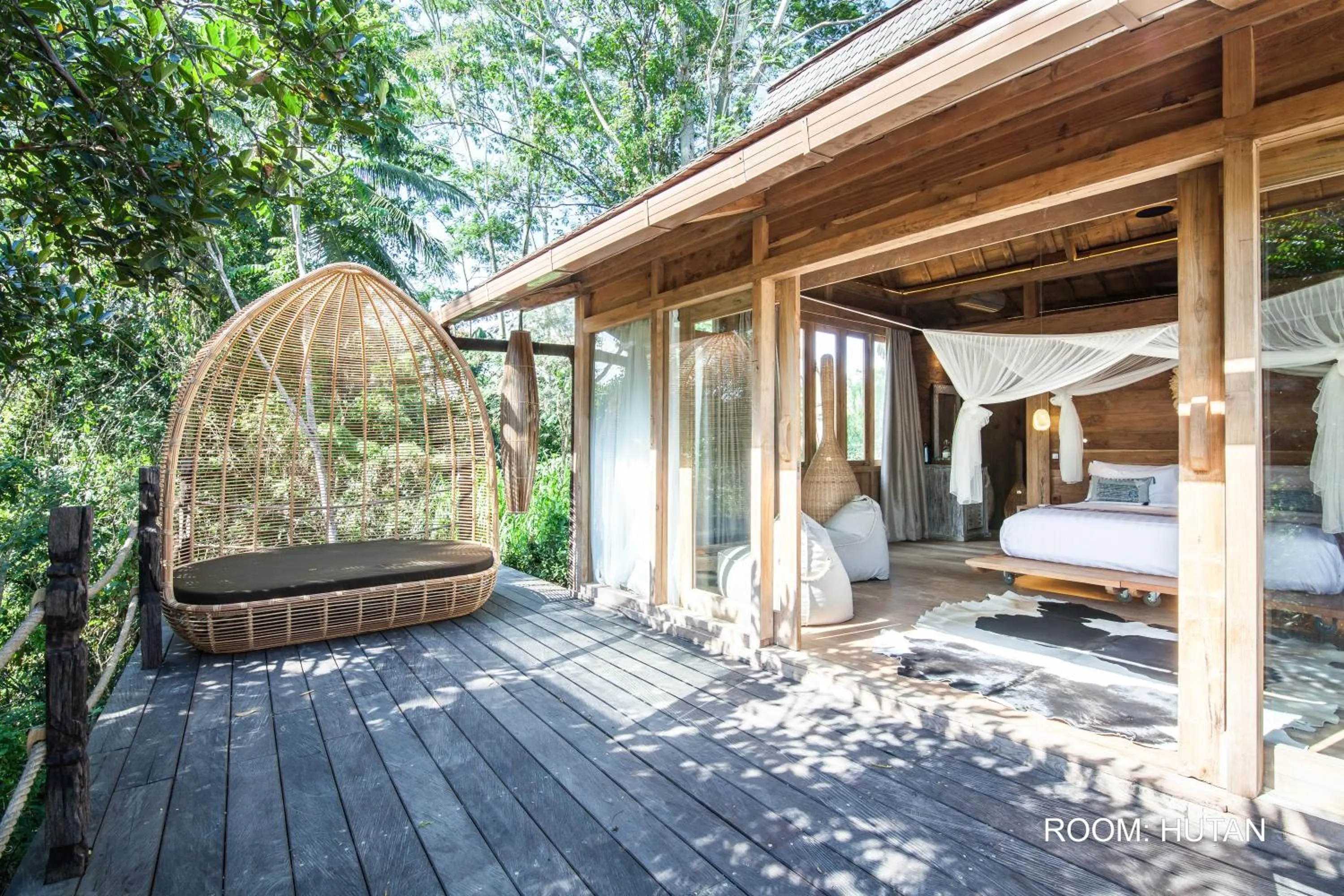 Balcony/Terrace in Blue Karma Dijiwa Ubud
