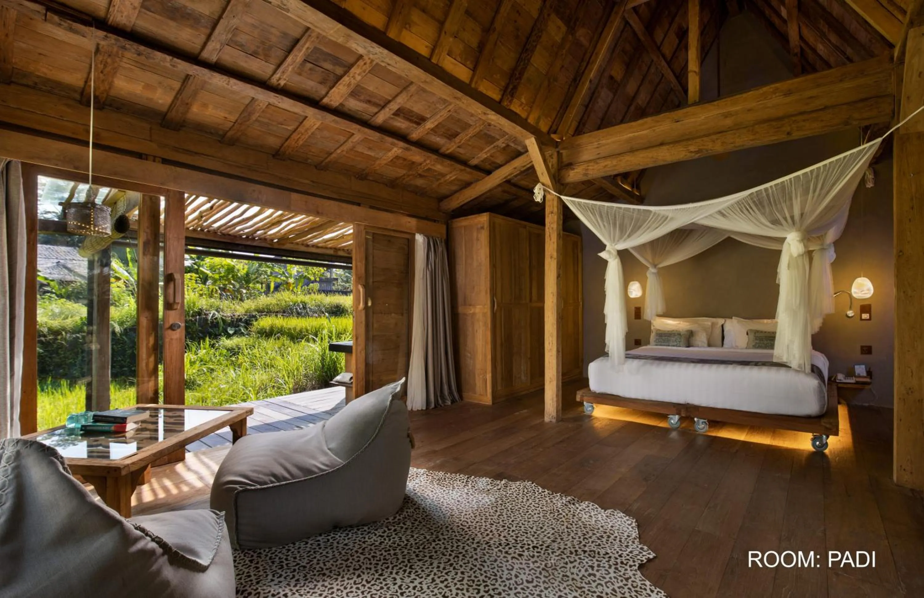 Bed in Blue Karma Dijiwa Ubud