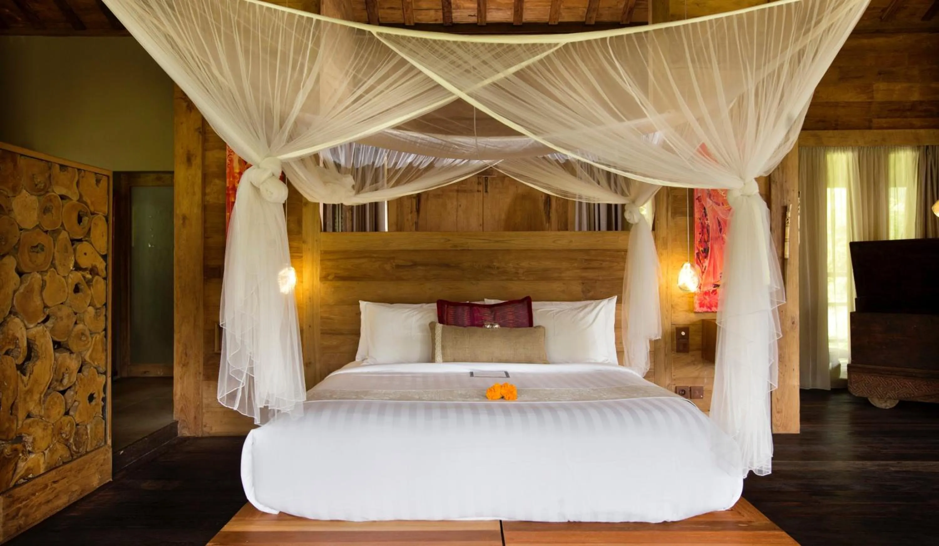 Bed in Blue Karma Dijiwa Ubud