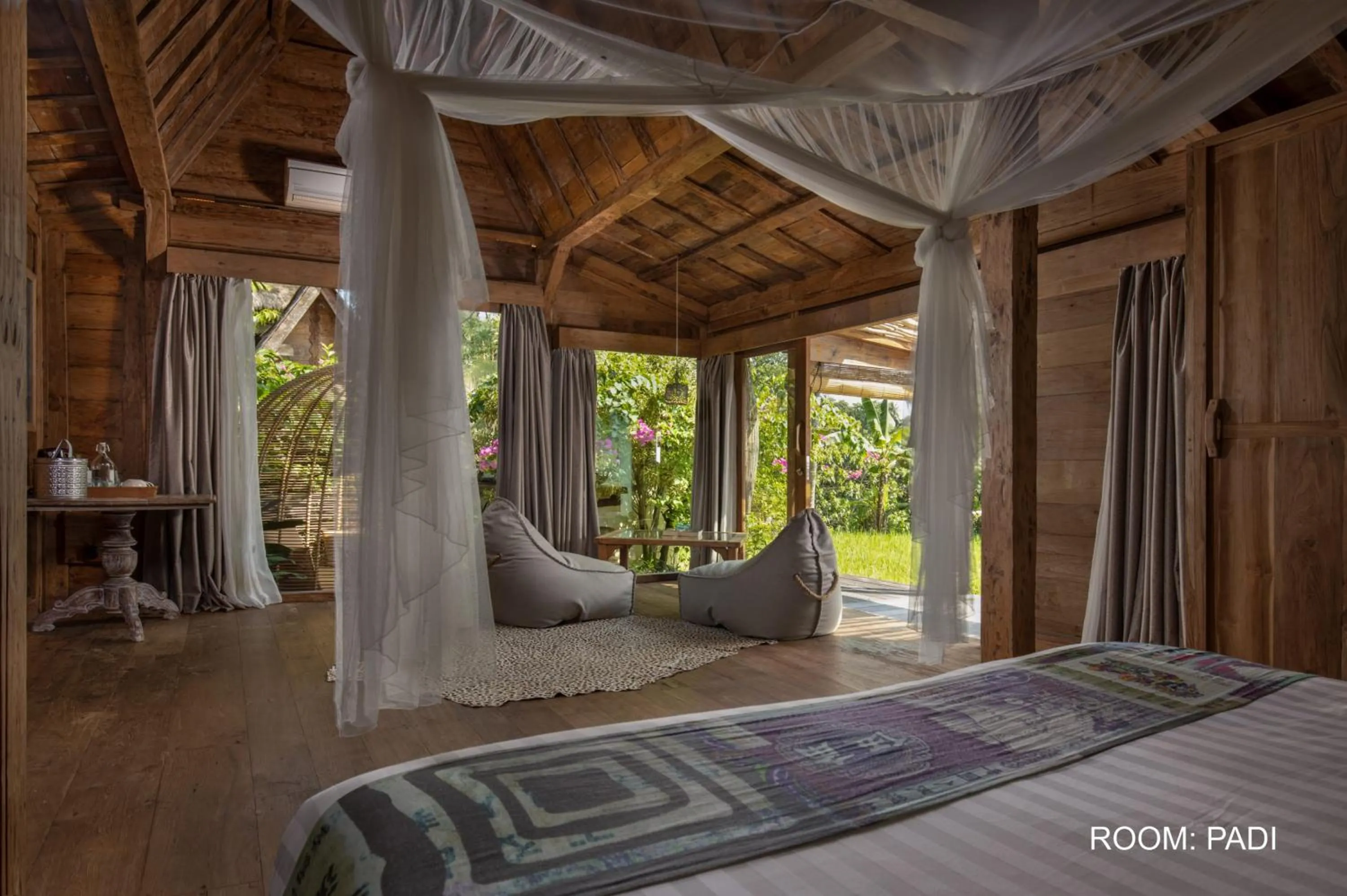 Bed in Blue Karma Dijiwa Ubud