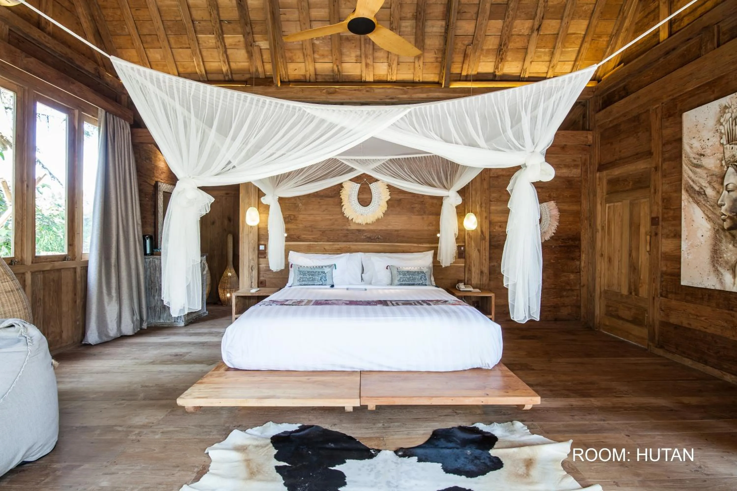 Bedroom, Bed in Blue Karma Dijiwa Ubud