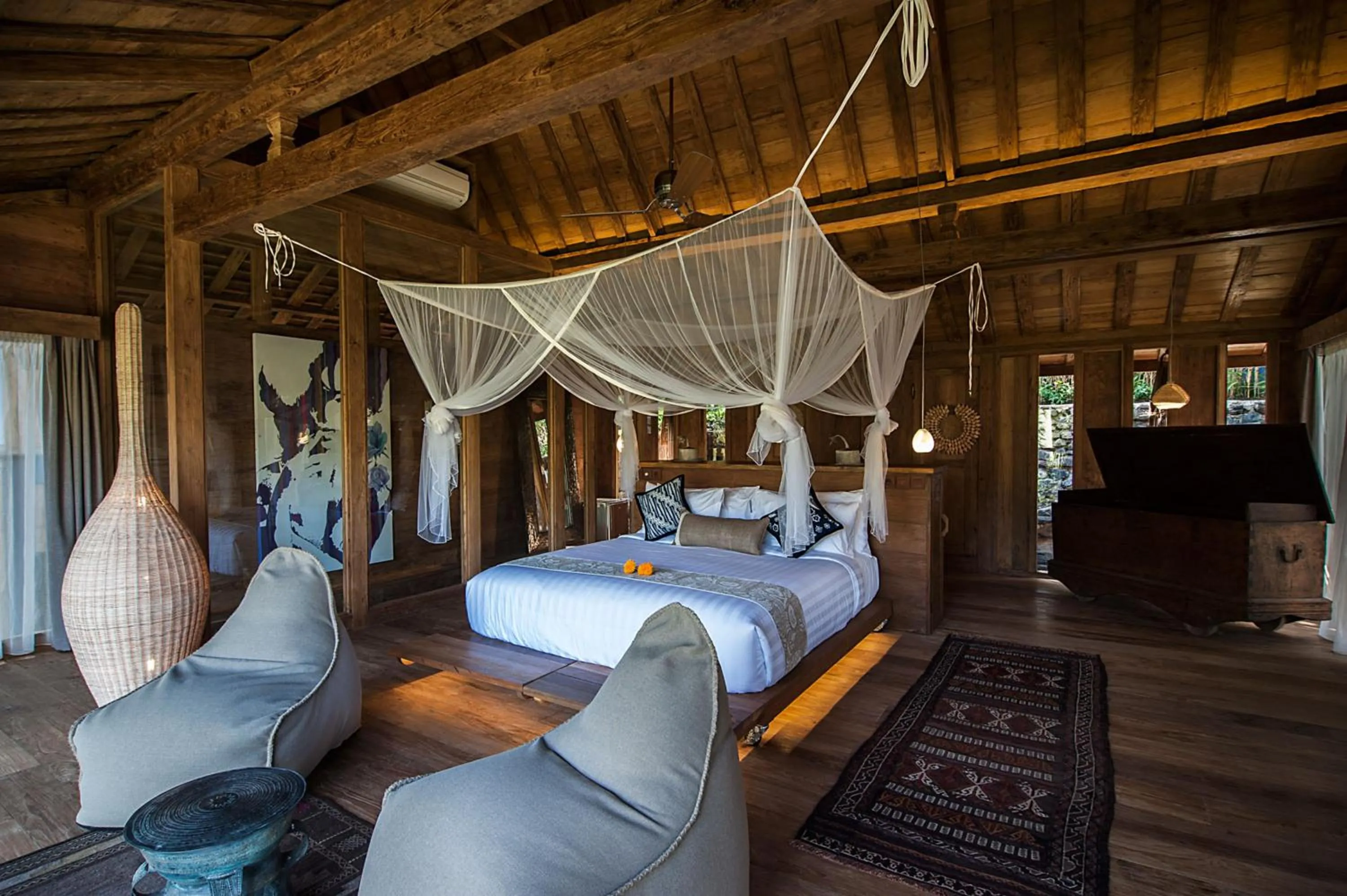 Bed in Blue Karma Dijiwa Ubud