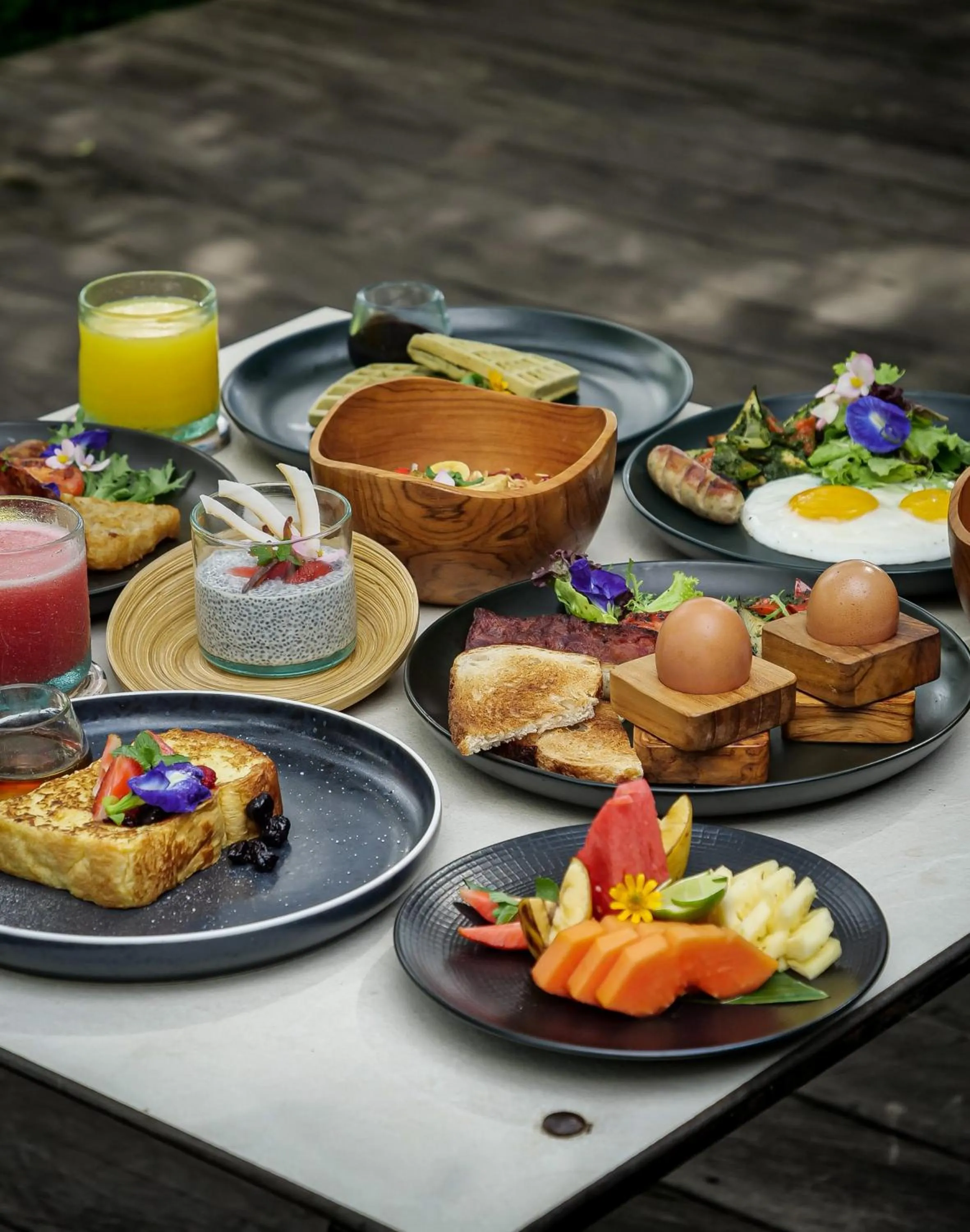 Breakfast in Blue Karma Dijiwa Ubud