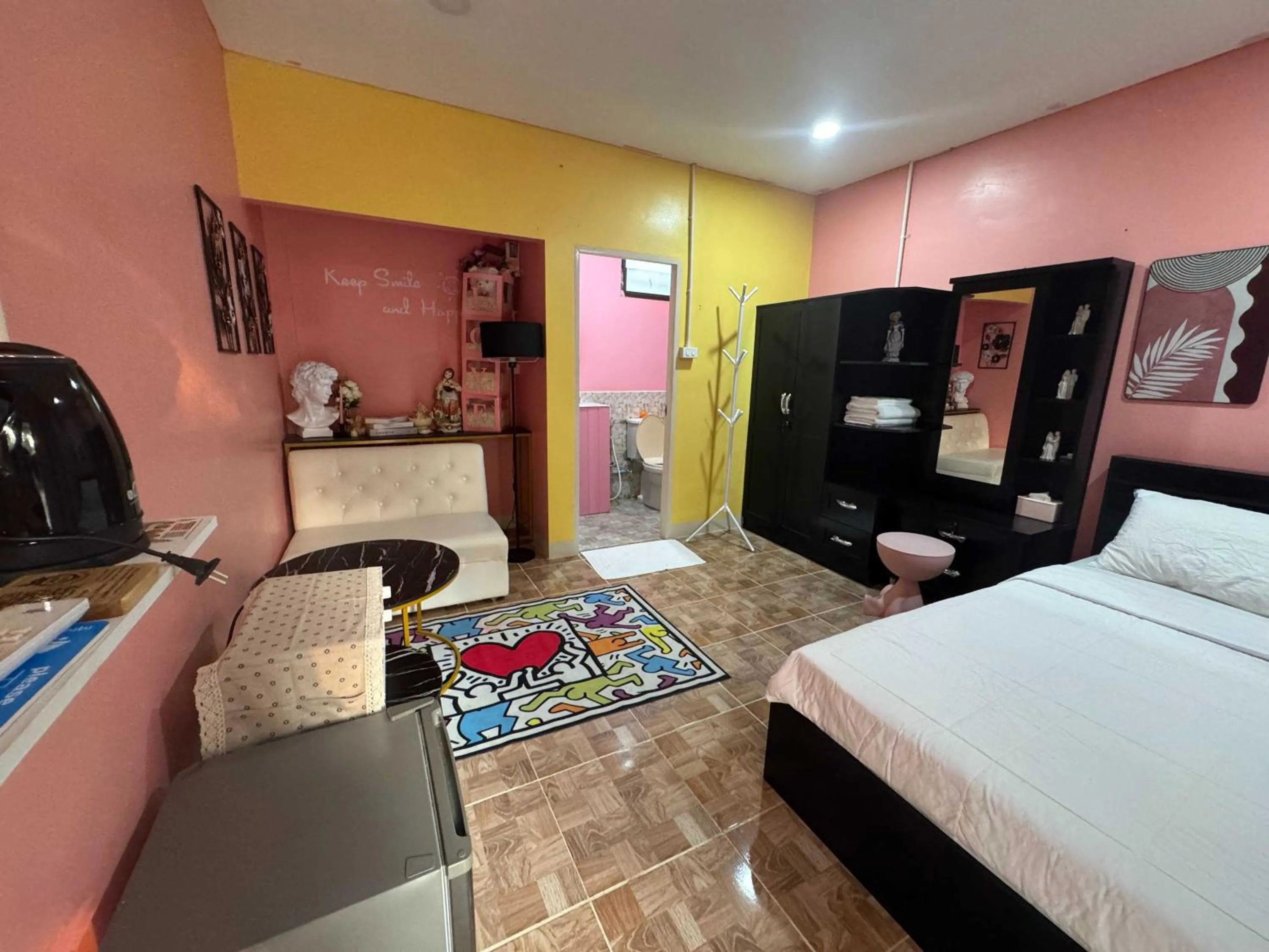 Bedroom, Bed in OYO 75539 Phanthida Resort and Cafe