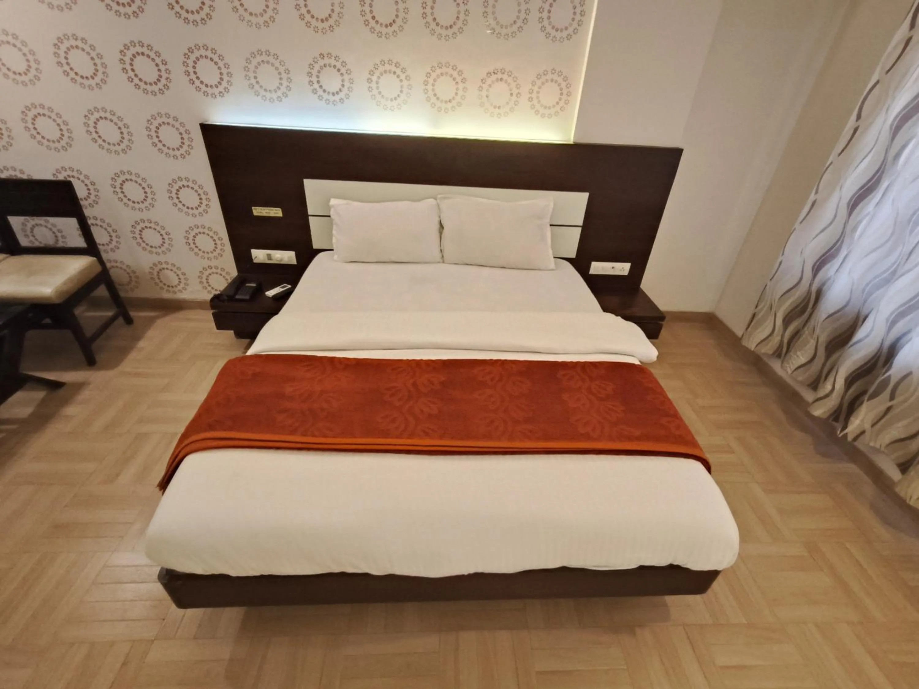Bed in Hotel Vijay Sagar Dombivali