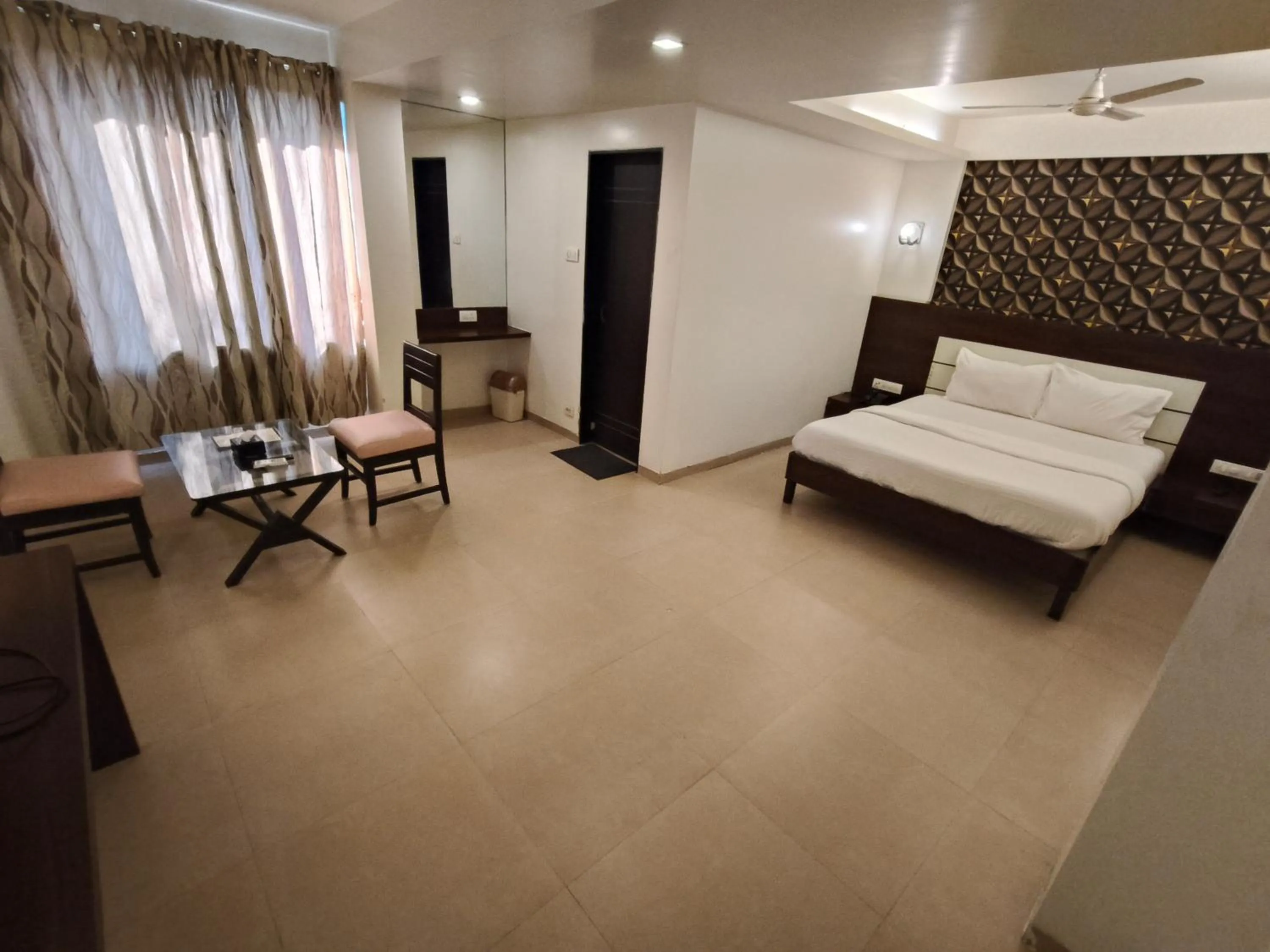 Bed in Hotel Vijay Sagar Dombivali