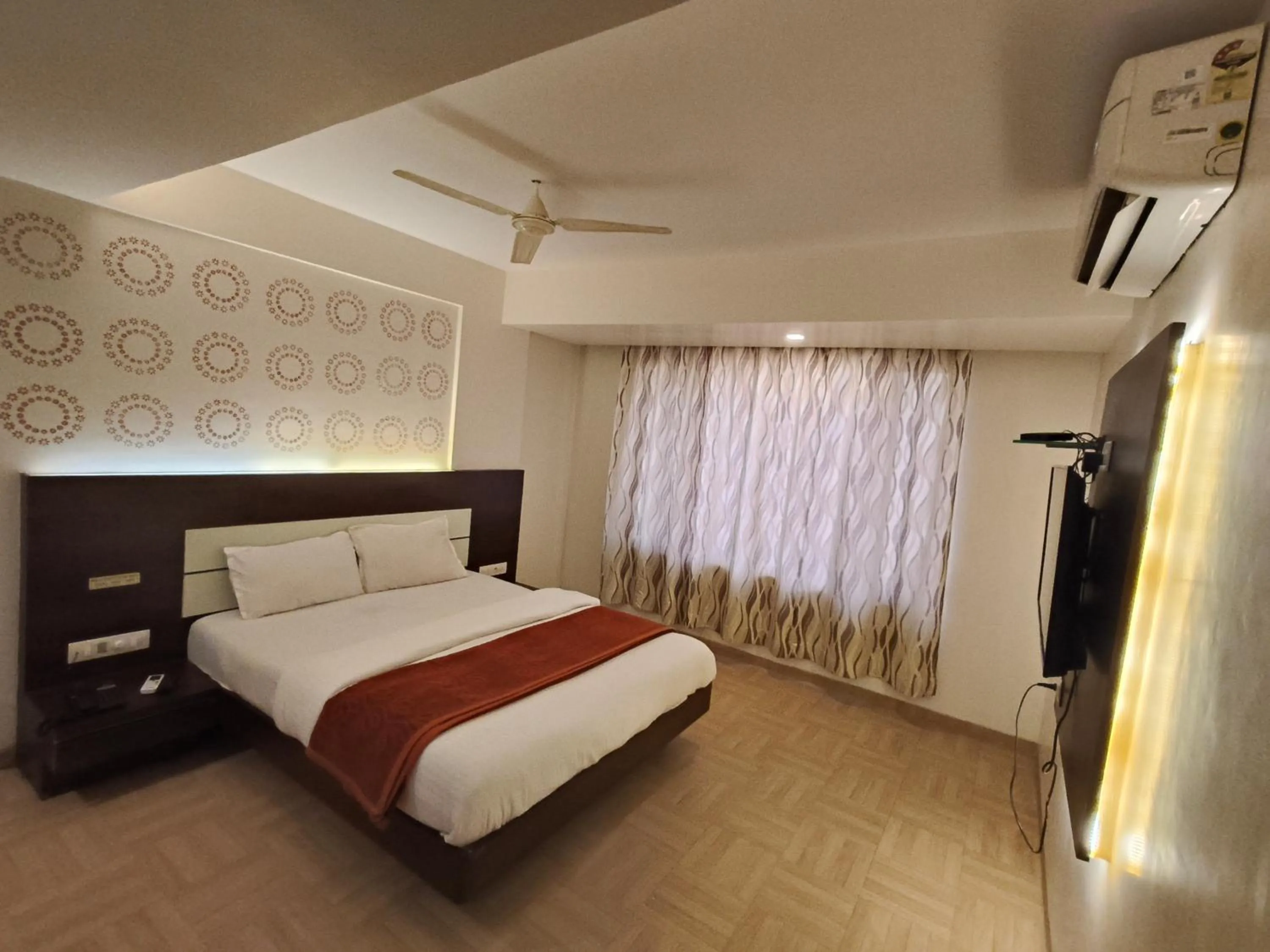 Bed in Hotel Vijay Sagar Dombivali
