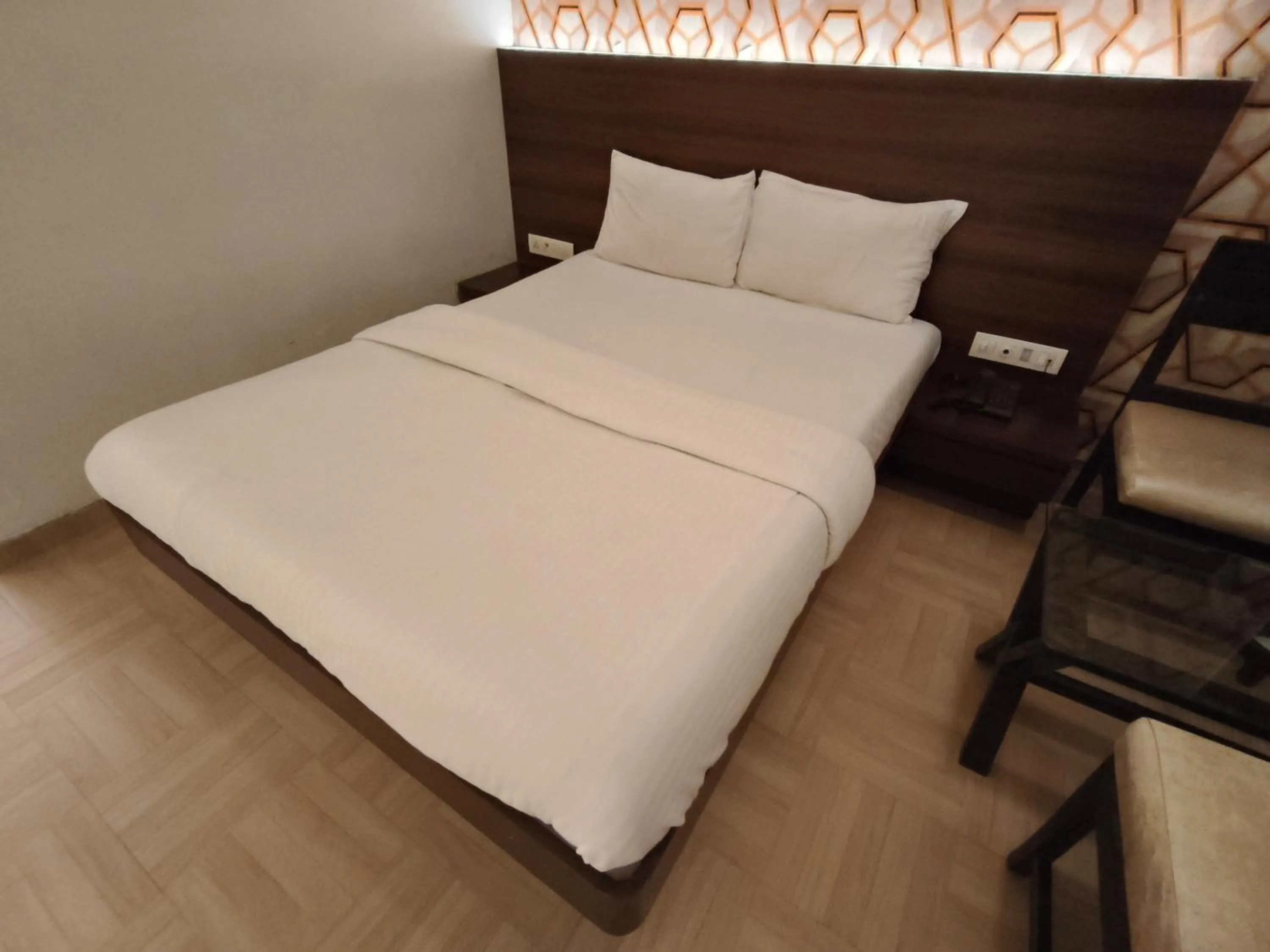 Bed in Hotel Vijay Sagar Dombivali